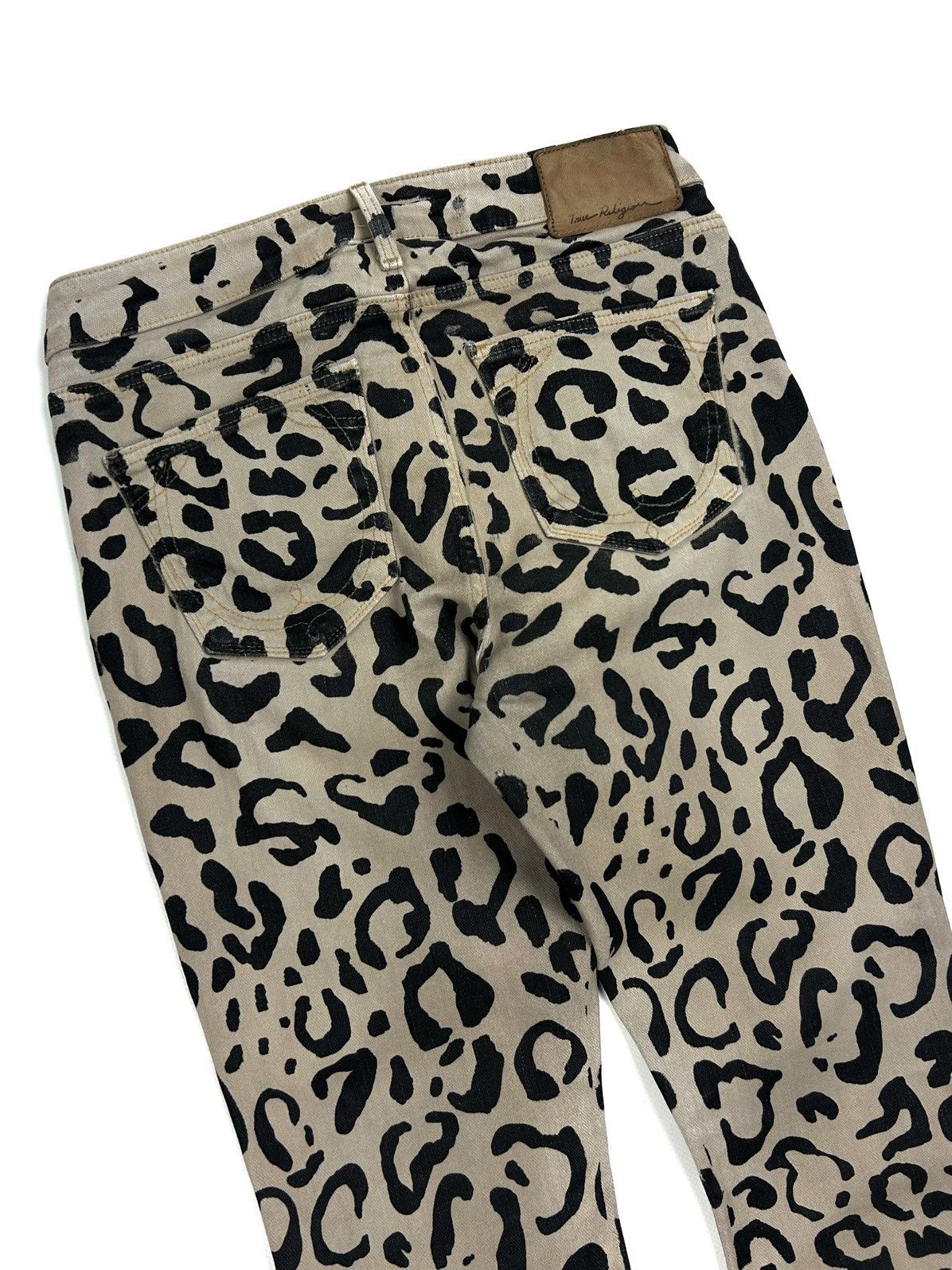True Religion rare True Religion Leopard Jeans Skinny Made In USA Y2K Size 25" / US 0 / IT 36 - 13 Thumbnail