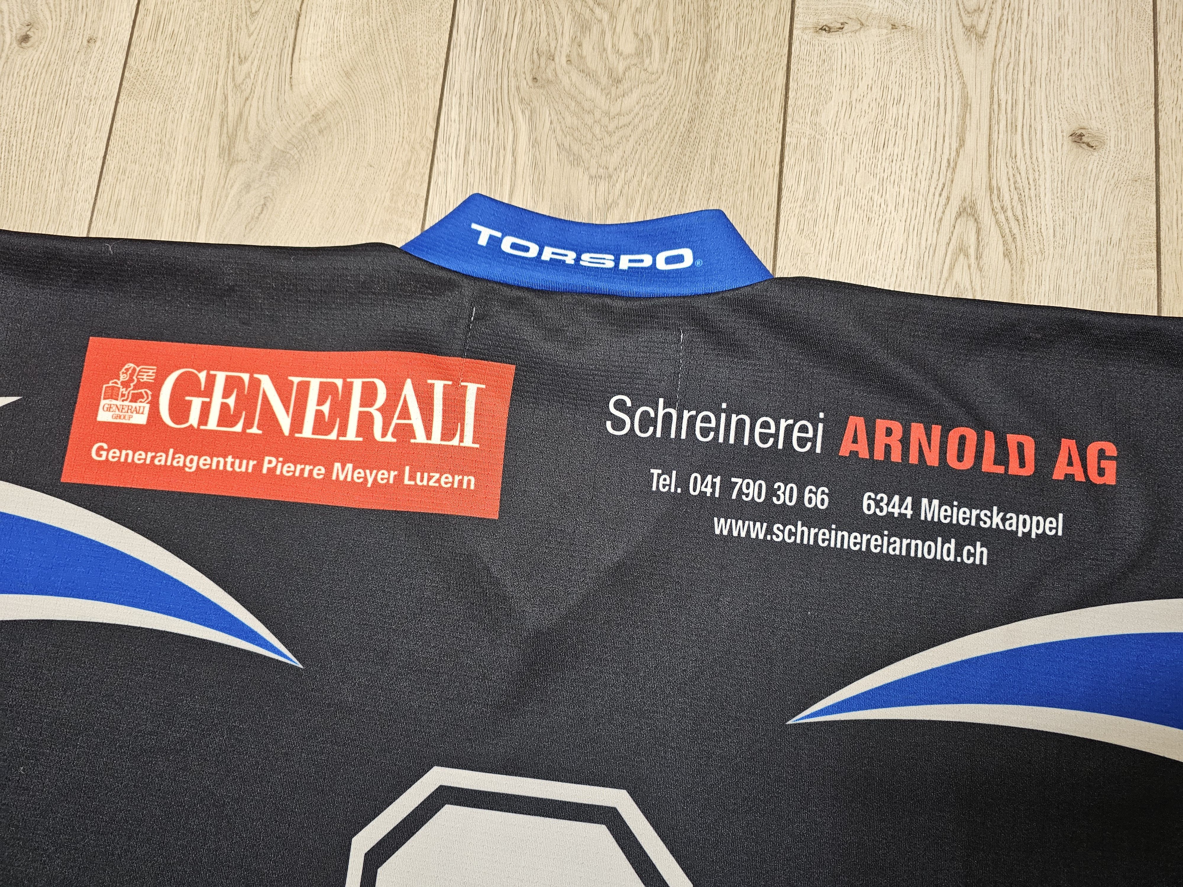 NHL × Vintage BLACK SCORPION EVZ HOCKEY JERSEY EV ZUG JERSEY Size US XXL / EU 58 / 5 - 6 Thumbnail