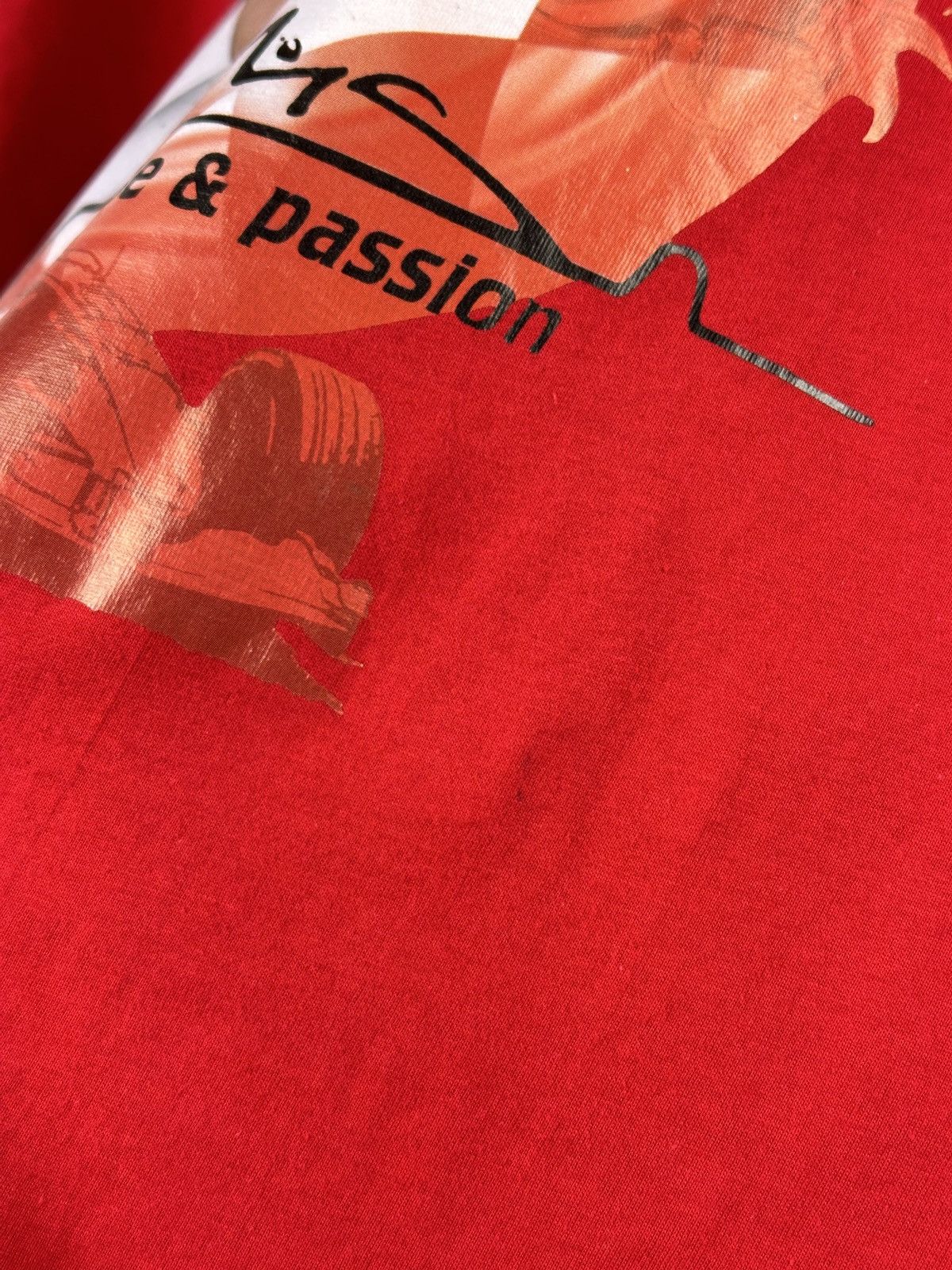 Ferrari × Vintage NEW! Michael Schumacher Pulse Passion F1 Time Champion Tee Size US L / EU 52-54 / 3 - 7 Thumbnail
