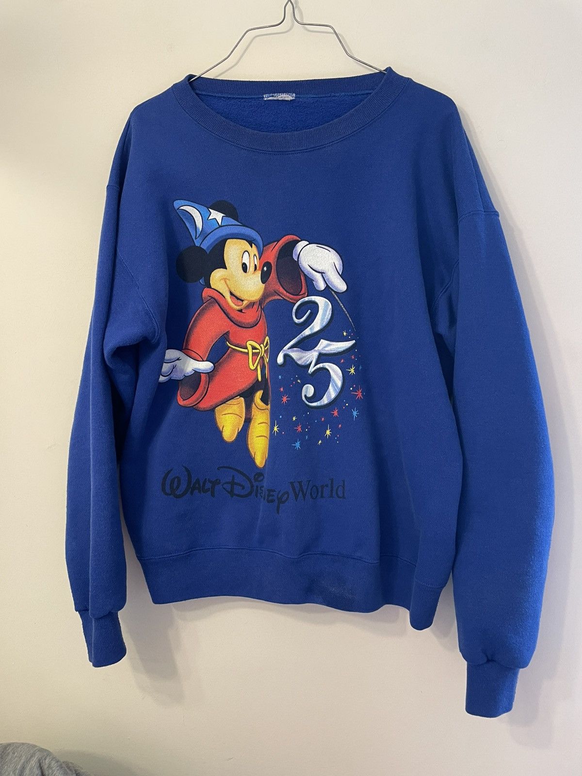 Disney × Mickey Mouse × Vintage Blue Mickey Mouse sweater Size US M / EU 48-50 / 2 - 1 Thumbnail