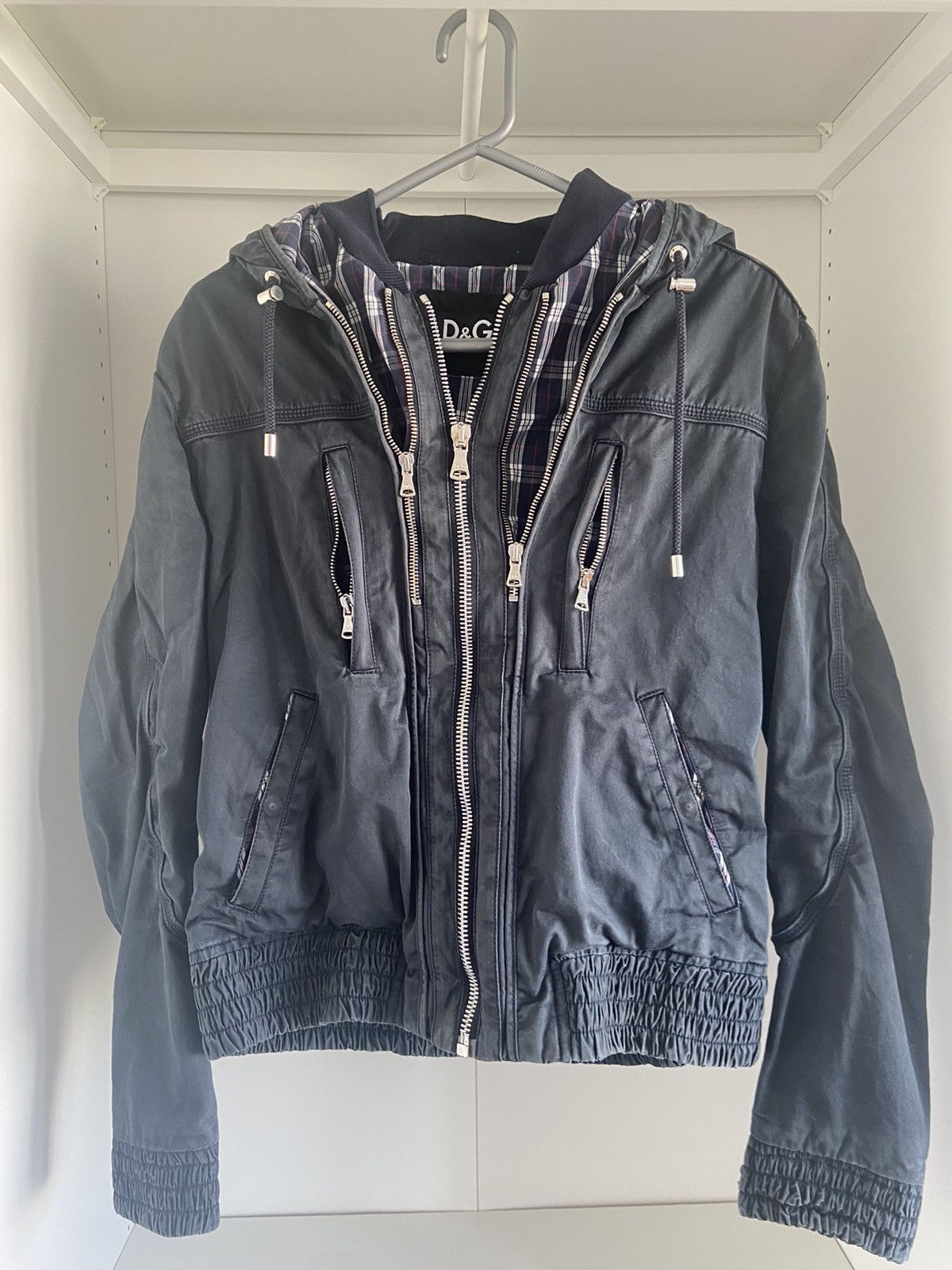 Vintage 2000s Dolce & Gabbana Multi Zip Jacket Size M
