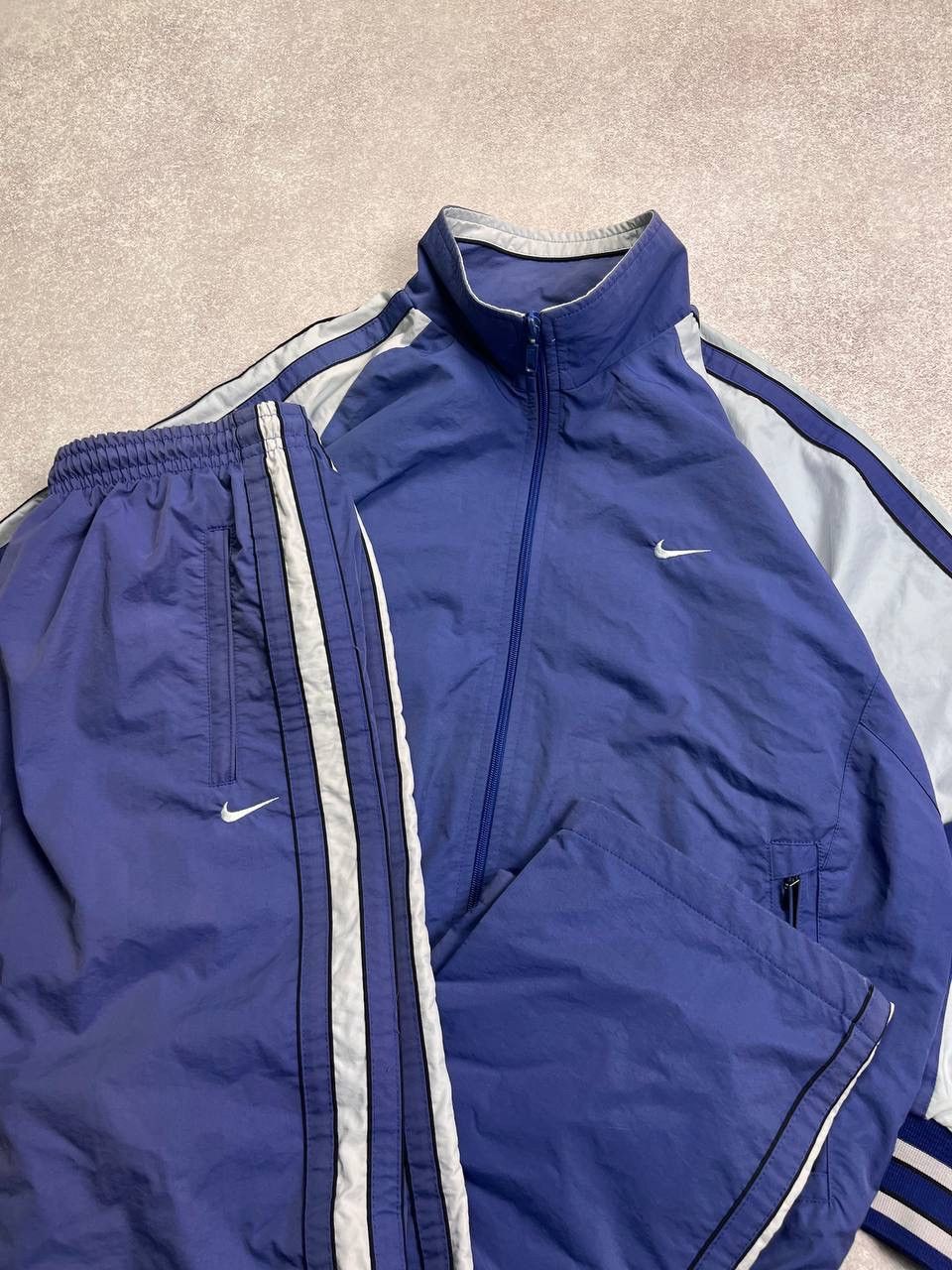 Nike × Vintage VINTAGE NIKE SWOOSH BAGGY CRAZY RETRO TRACKPANTS Y2K M Size US M / EU 48-50 / 2 - 3 Thumbnail