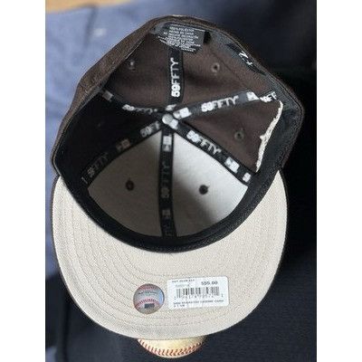 New Era Houston Astros Hat Club 59FIFTY 7 1/8 Brown Beer Pack Fitted Size ONE SIZE - 2 Thumbnail