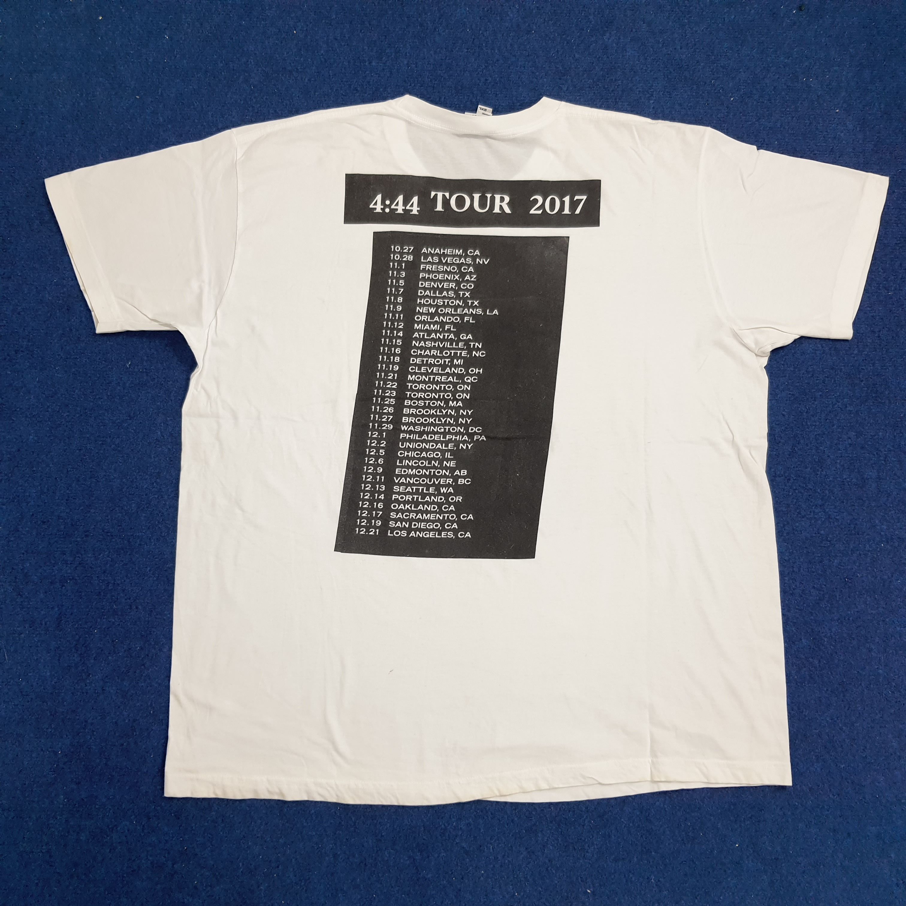 Band Tees JAYZ Rapper Tour Tshirt Size US XXL / EU 58 / 5 - 3 Thumbnail