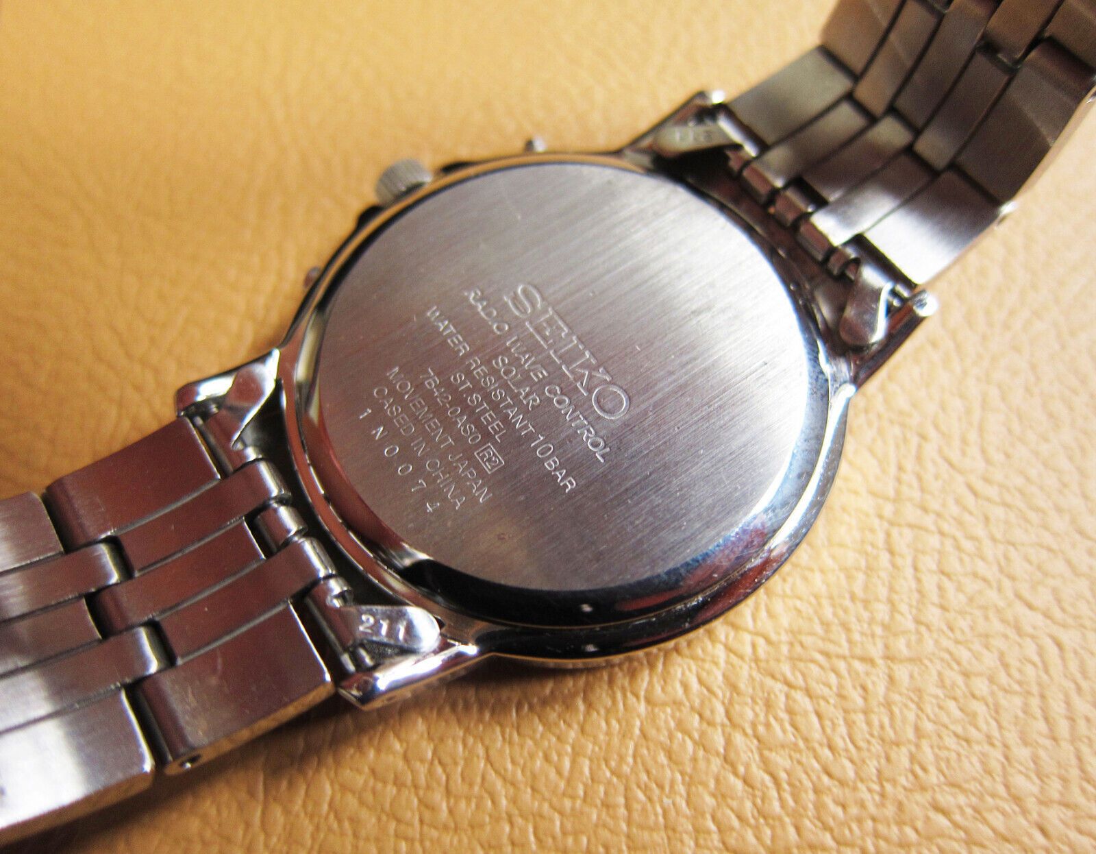 Seiko SEIKO 7B42-0AS0 Solar Radio Wave Control S/S Men's Watch Size ONE SIZE - 9 Thumbnail