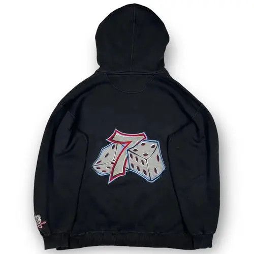 Designer Harajuku Number 7 Hoodie Oversized Size US L / EU 52-54 / 3 - 1 Thumbnail