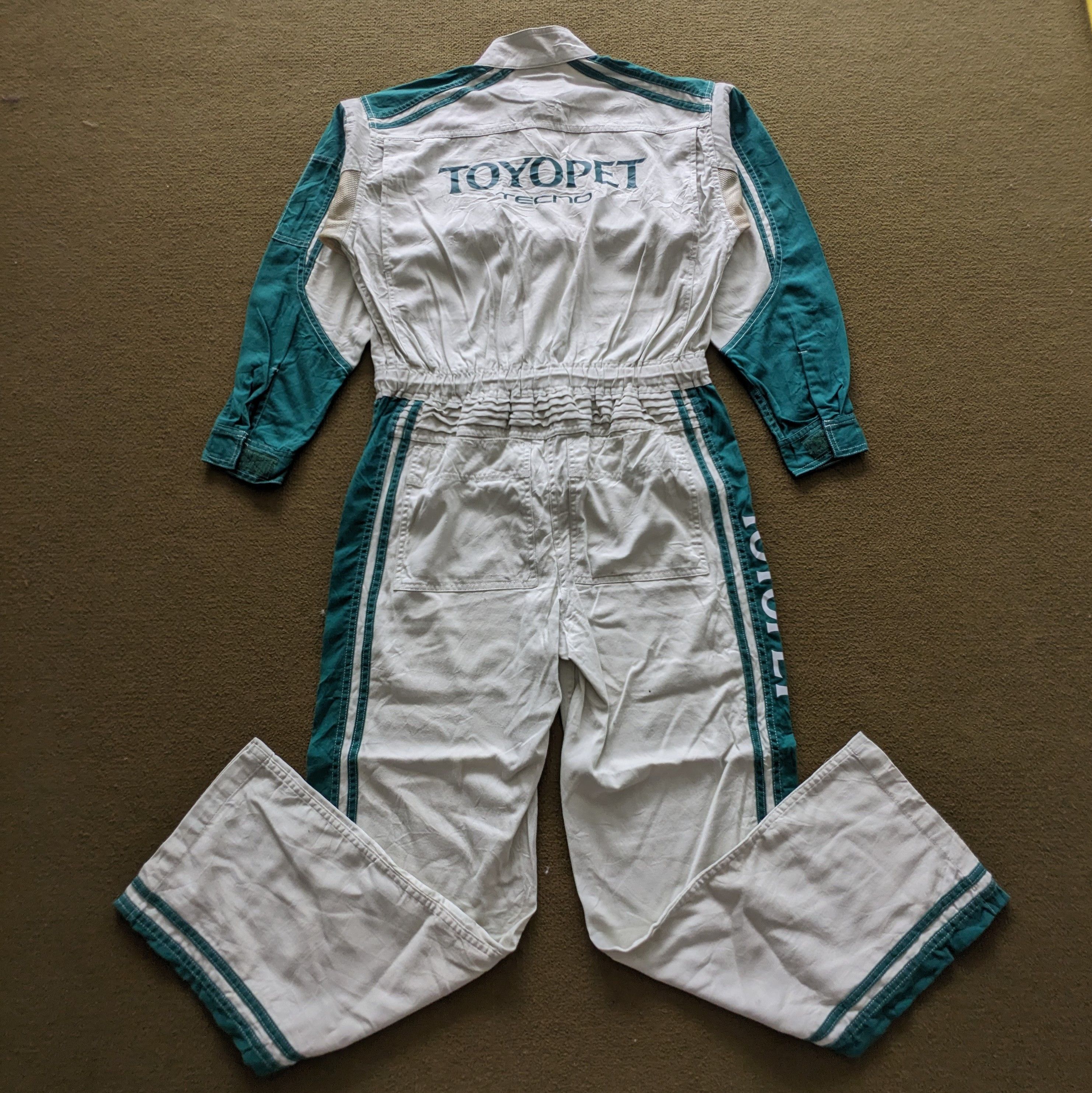 Vintage Vintage TOYOPET TOYOTA Racing Workwear Coverall Jacket Size US S / EU 44-46 / 1 - 1 Thumbnail