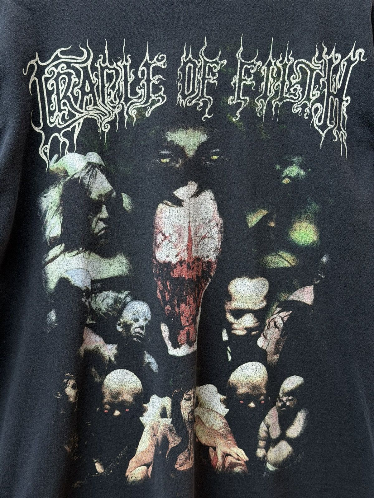 Band Tees Cradle Of Filth 1999 Canvas For A Lick Of Paint Long Sleeve Size US XL / EU 56 / 4 - 3 Thumbnail