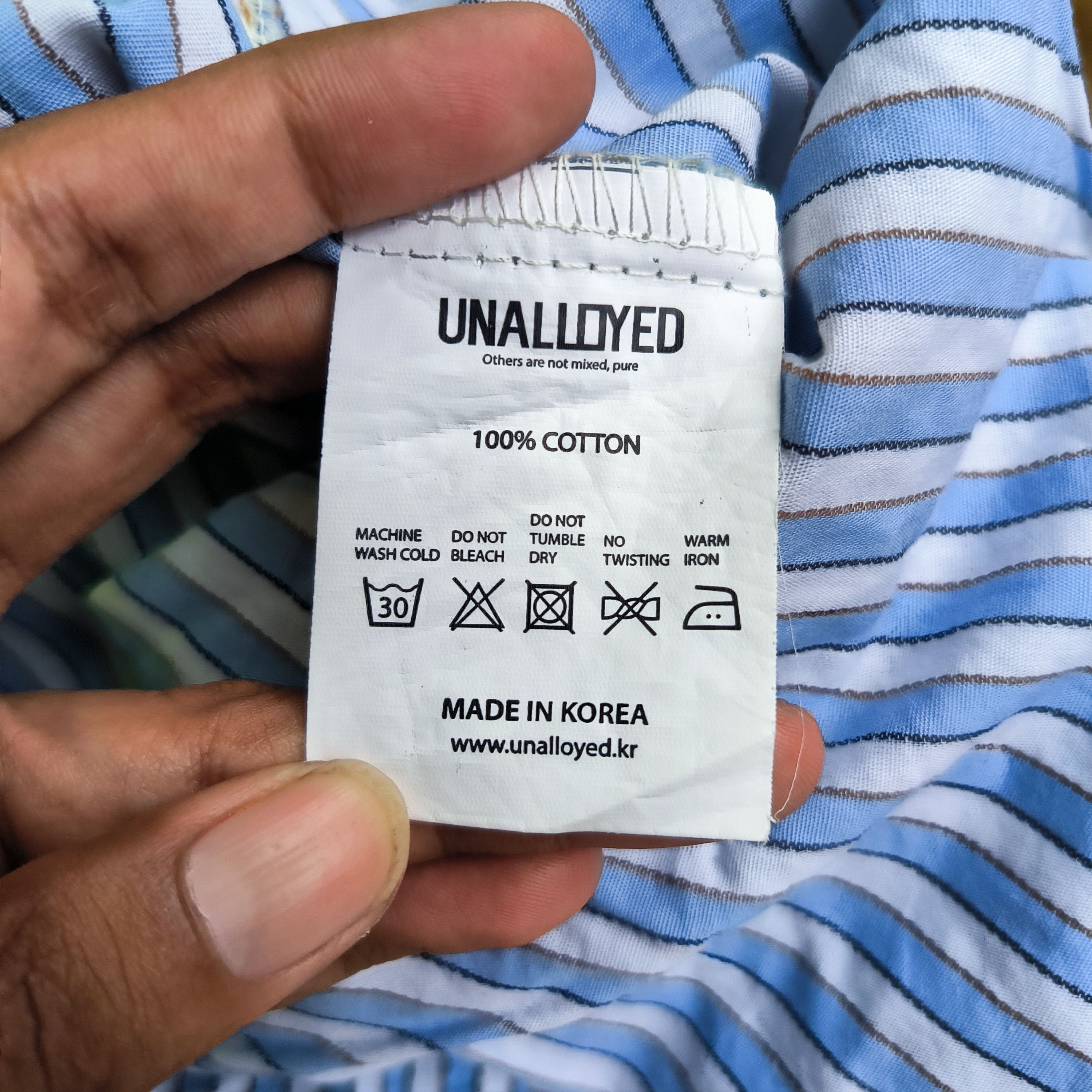Japanese Brand UNALLOYED Hybrid Button Shirts Size US L / EU 52-54 / 3 - 5 Thumbnail