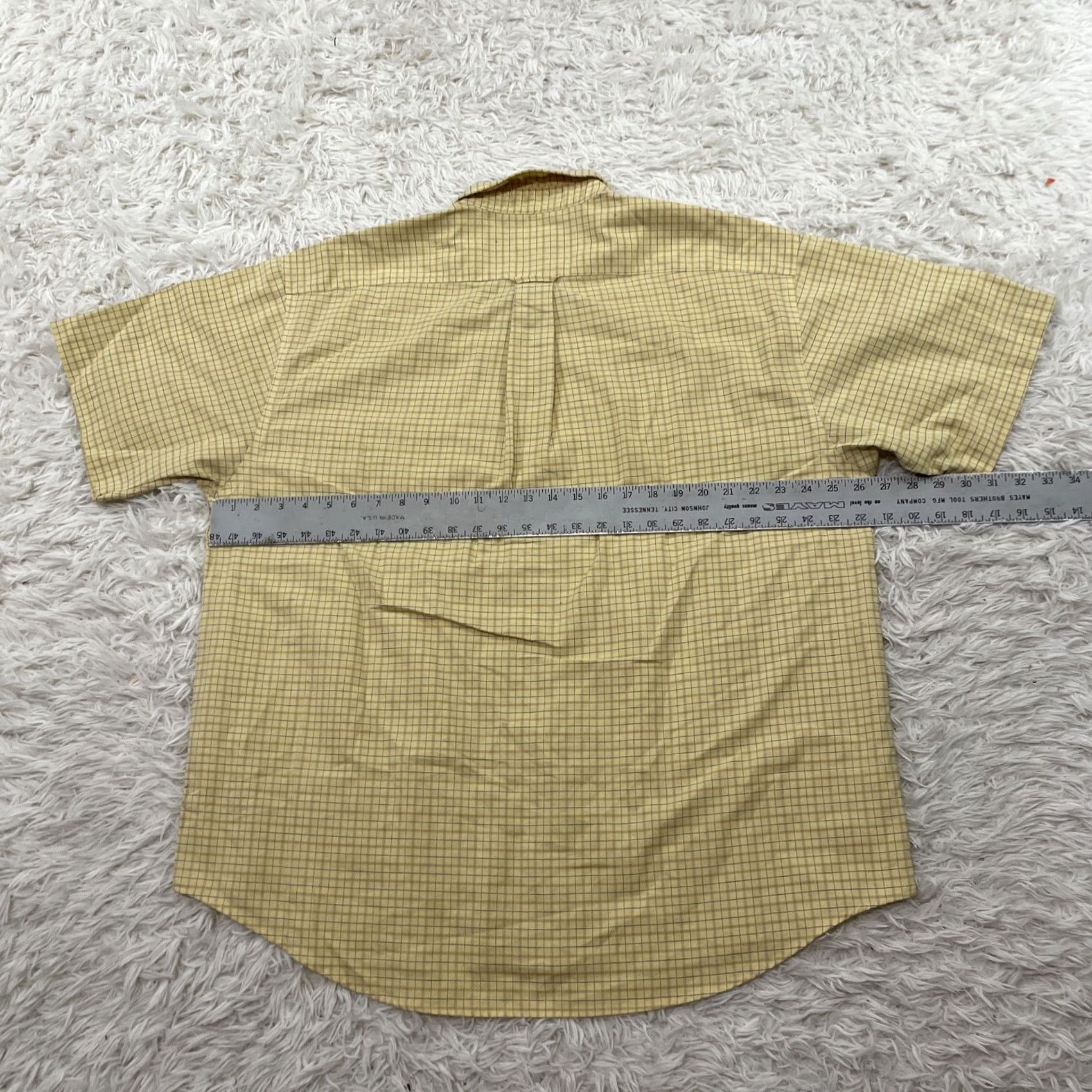 Etro TOWNCRAFT Shirt Men XL Yellow Brown Plaid Retro Oxford Grandpa VTG 90s Button Size US XL / EU 56 / 4 - 7 Thumbnail