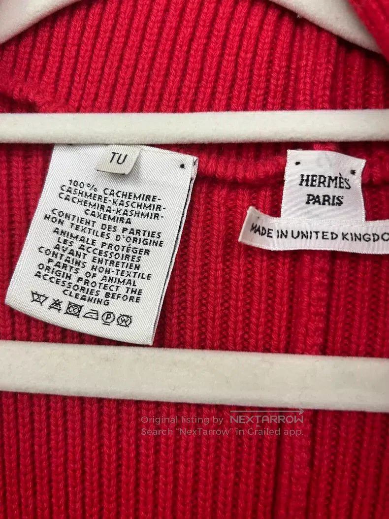 Hermes Hermes size TU Spring/Summer Women's Cashmere Cloak Red Coa Size M / US 6-8 / IT 42-44 - 3 Thumbnail