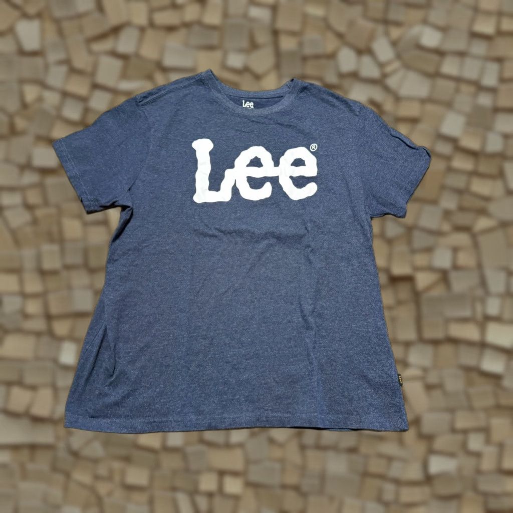 Lee Lee Shirts Adult XL Blue Short Sleeve Crew Neck Regular Fit Casual Mens Size US XL / EU 56 / 4 - 1 Thumbnail