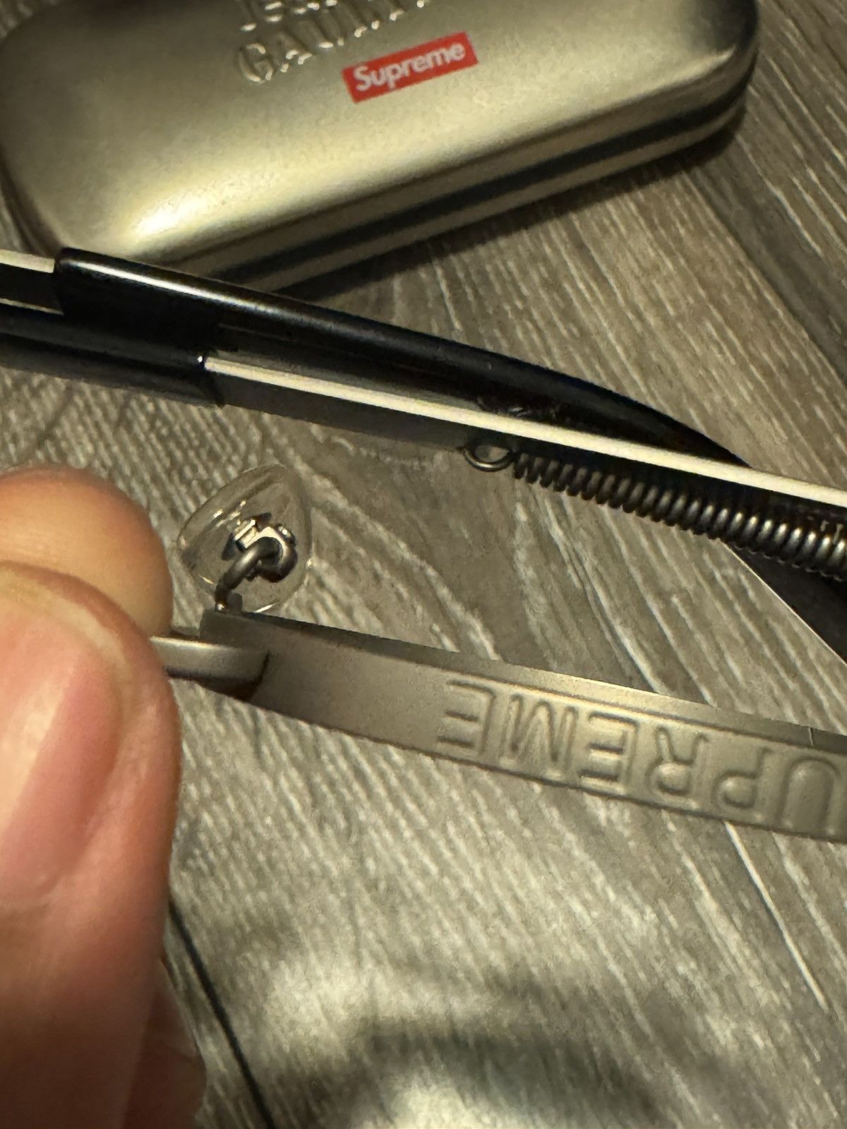 Jean Paul Gaultier × Supreme Supreme x Jean Paul Gaultier silver sunglasses Size ONE SIZE - 8 Thumbnail