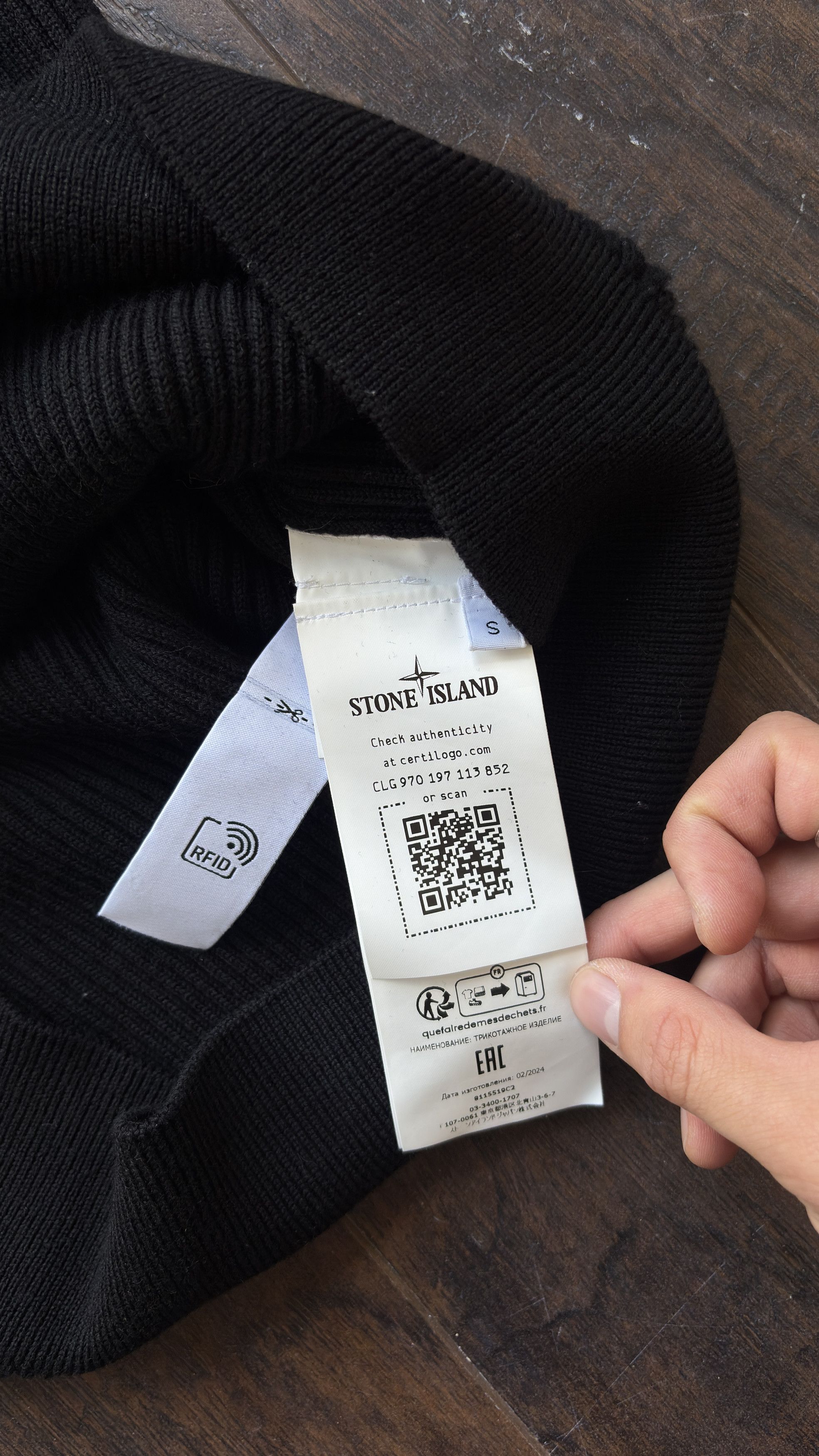 Stone Island Stone Island Full Rib RWS Wool Jacket Size US S / EU 44-46 / 1 - 3 Thumbnail