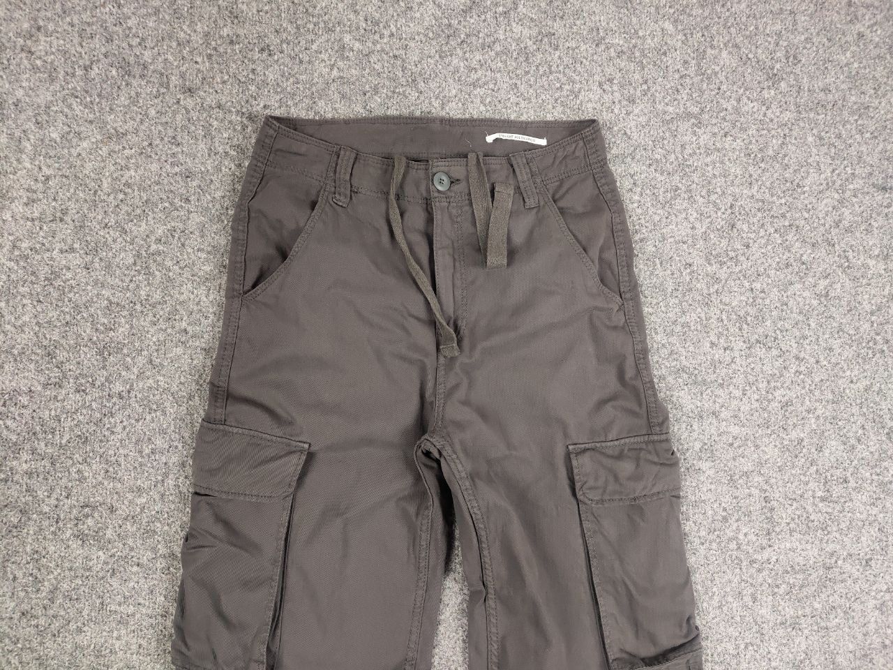Japanese Brand Vintage Japan Style Y2K Straight Multicargo Gray Baggy Pants Size US 32 / EU 48 - 8 Thumbnail