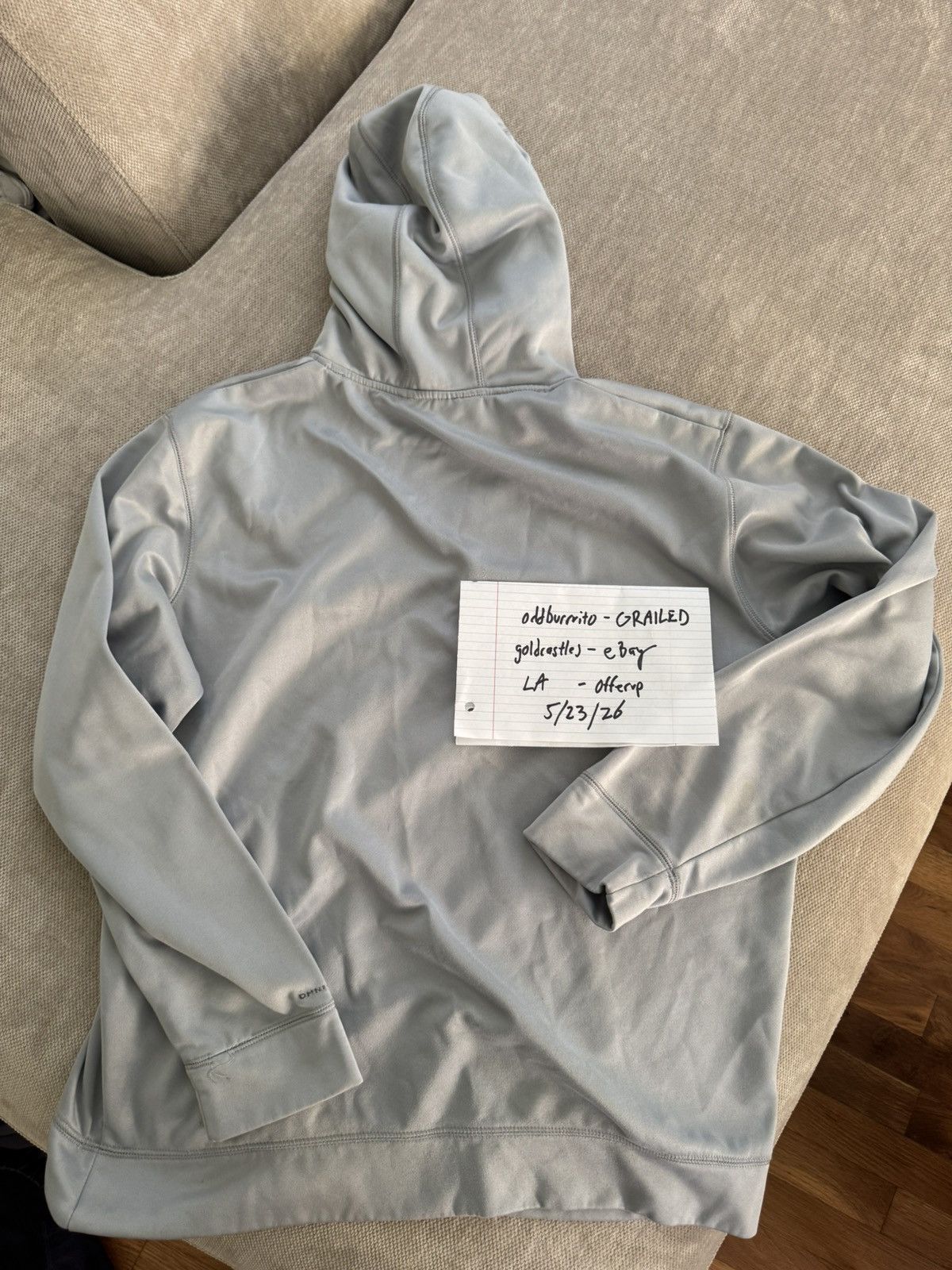 Columbia Men’s used Columbia Omnitec hoodie Size US L / EU 52-54 / 3 - 6 Thumbnail