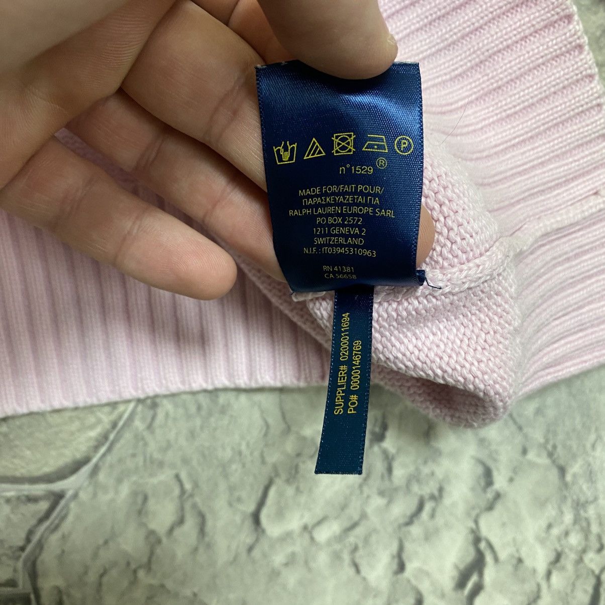Polo Ralph Lauren Vintage Polo Ralph Lauren Sweater Knit Jumper Pink Size L Size US L / EU 52-54 / 3 - 14 Thumbnail