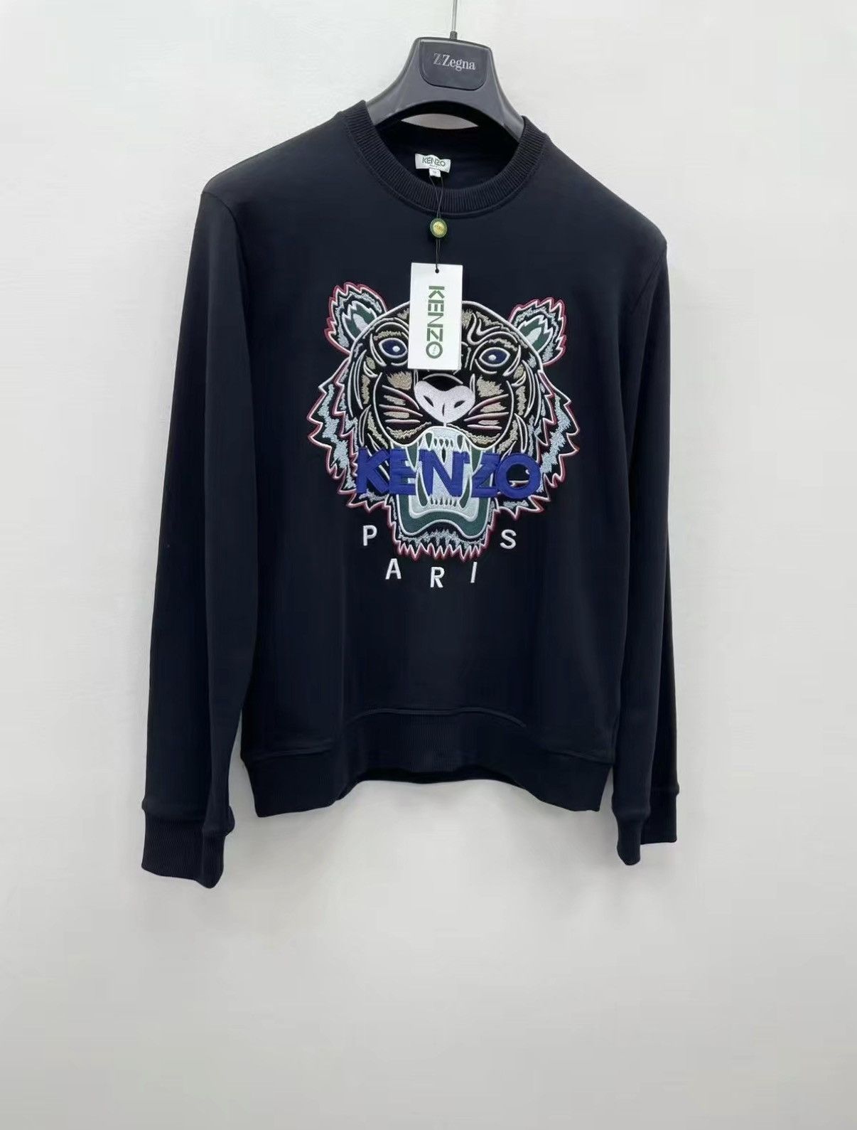Kenzo KENZO 100% Cotton Embroidered Sweatshirt J30 Size US XS / EU 42 / 0 - 2 Thumbnail