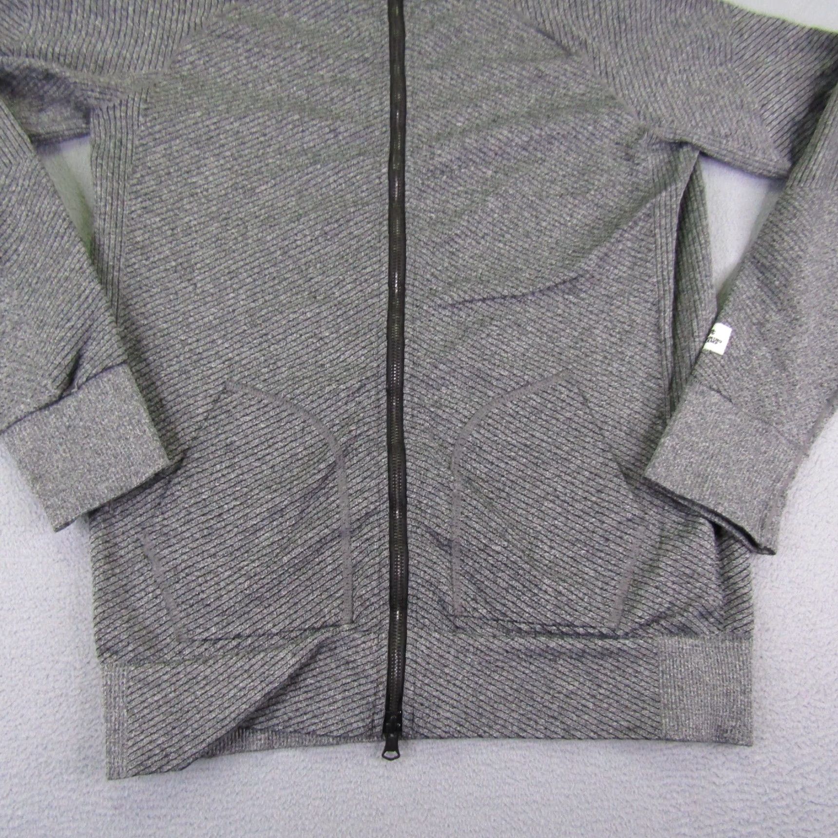 Adidas Adidas Hoodie Womens Small Gray Reigning Champ Thumbholes Full Zip Up Jacket Sweatshirt Size S / US 4 / IT 40 - 3 Thumbnail