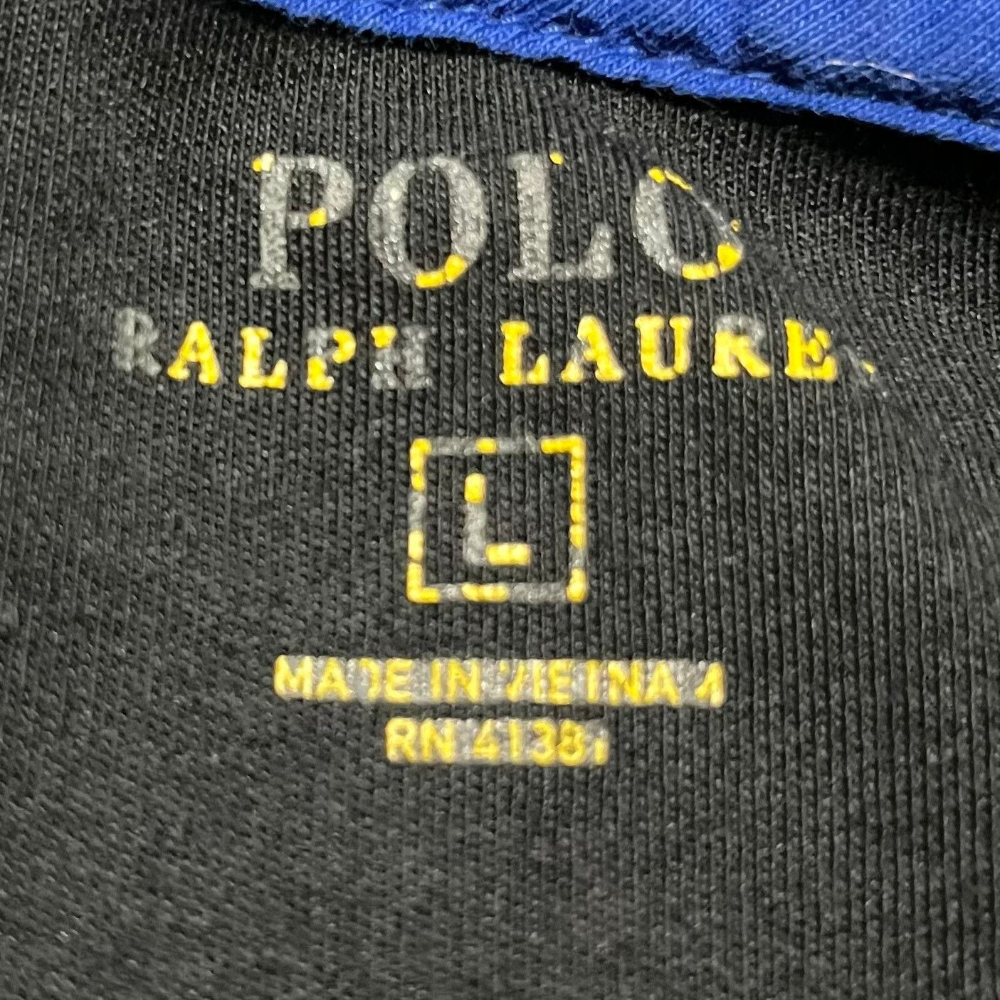 Polo Ralph Lauren Polo Ralph Lauren Blue/White Striped Full Zip Black Jacket Size US L / EU 52-54 / 3 - 3 Thumbnail