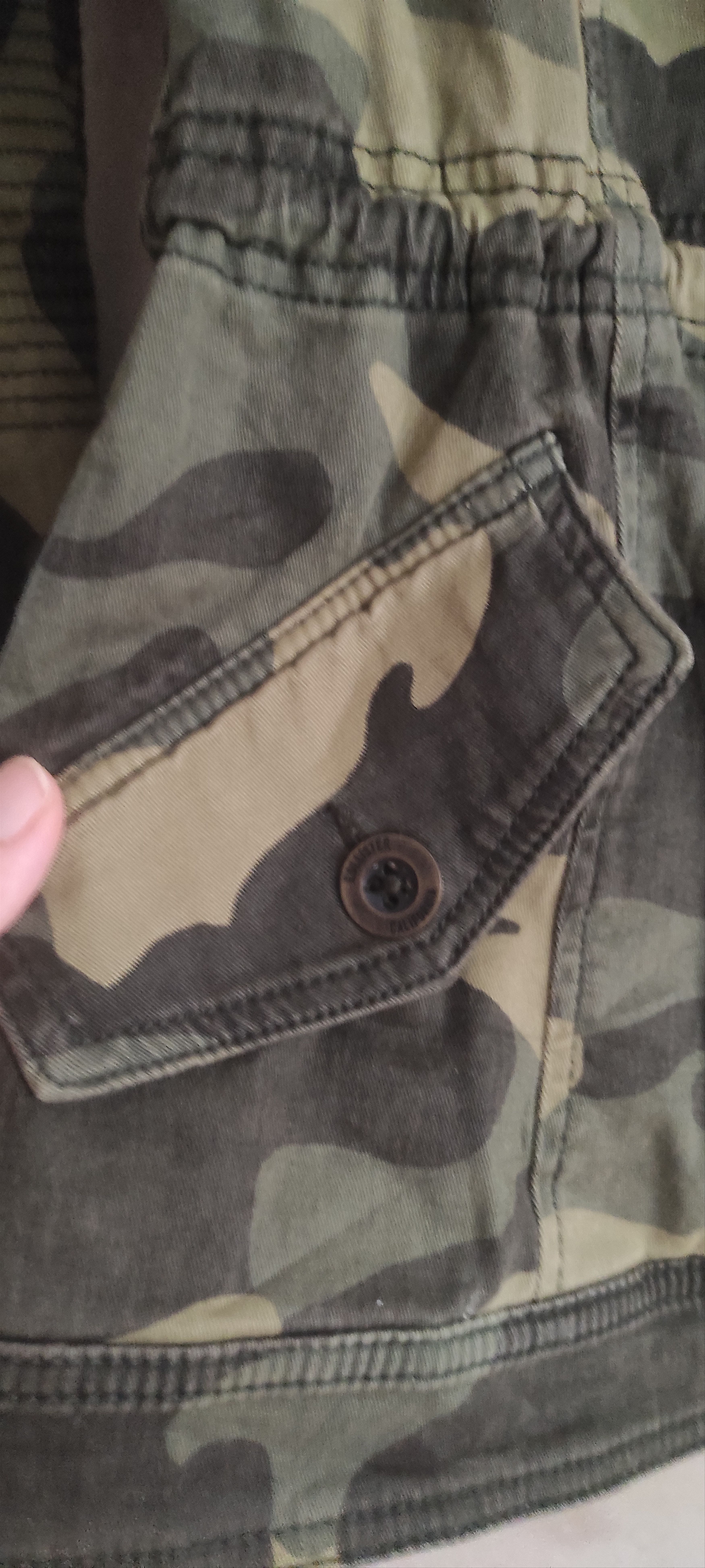 Hollister Hollister Utility Military Style Camo Camouflage Jacket Size S / US 4 / IT 40 - 7 Thumbnail