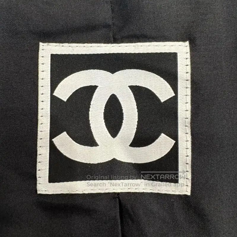 Chanel Chanel Black Cropped Nylon T-Shirt for Women . Size S / US 4 / IT 40 - 4 Thumbnail