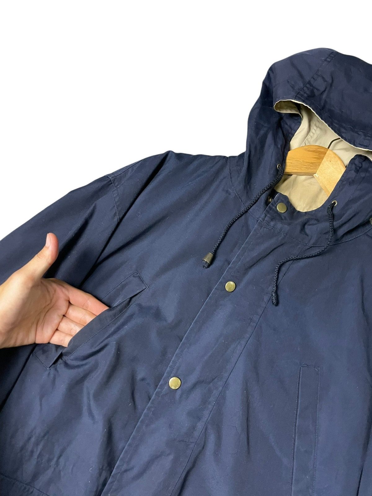 Japanese Brand × Uniqlo × Vintage Vintage Uniqlo Windproof Hooded Jacket (56) Size US L / EU 52-54 / 3 - 6 Thumbnail