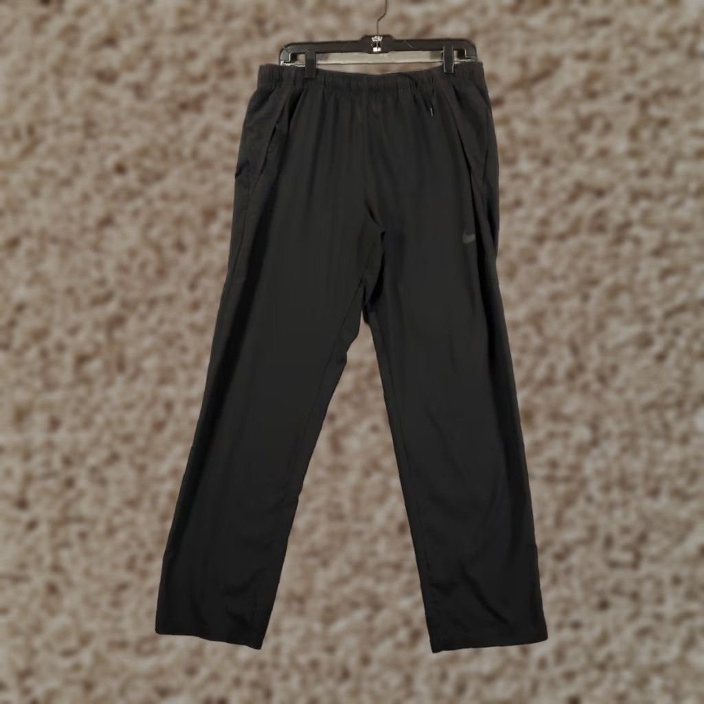Nike Nike Dri-FIT Standard Fit Pants Mens Large Black Sweatpants Track Pants Regular Fit Athletic Sportswear Size US 33 - 1 Thumbnail
