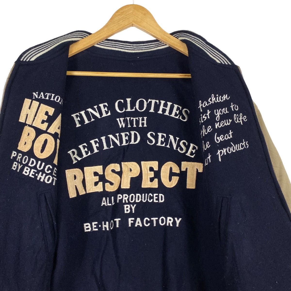 Japanese Brand JAPANASE!! Be-Hot Factory Reversible Varsity Jacket Size US M / EU 48-50 / 2 - 11 Thumbnail