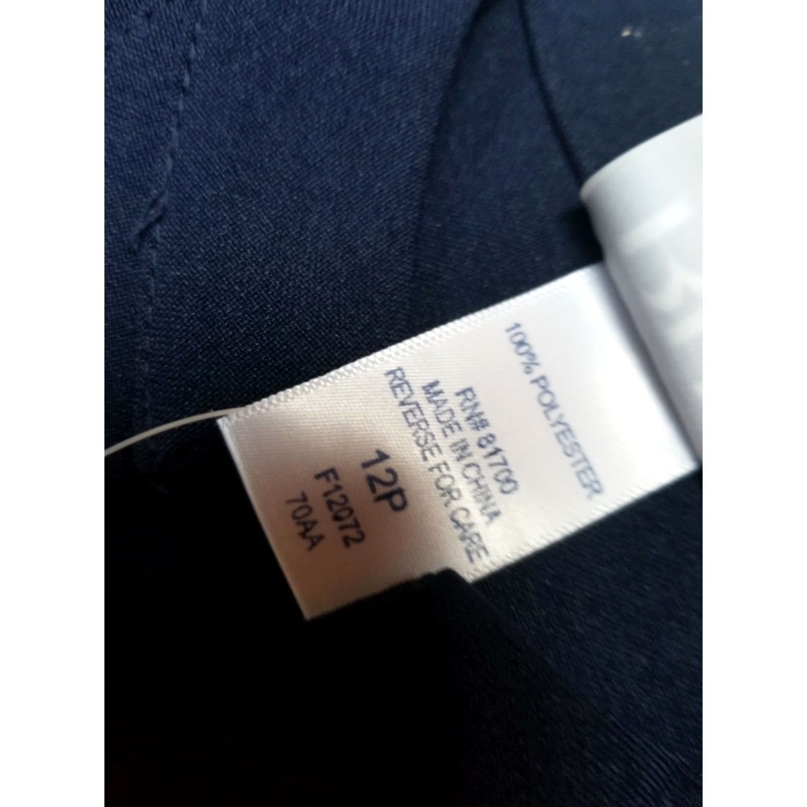 Vintage BFA Classics Petite Womens Button Front Blazer 3/4 Sleeve Navy Blue Size 12P Size XL / US 12-14 / IT 48-50 - 4 Thumbnail