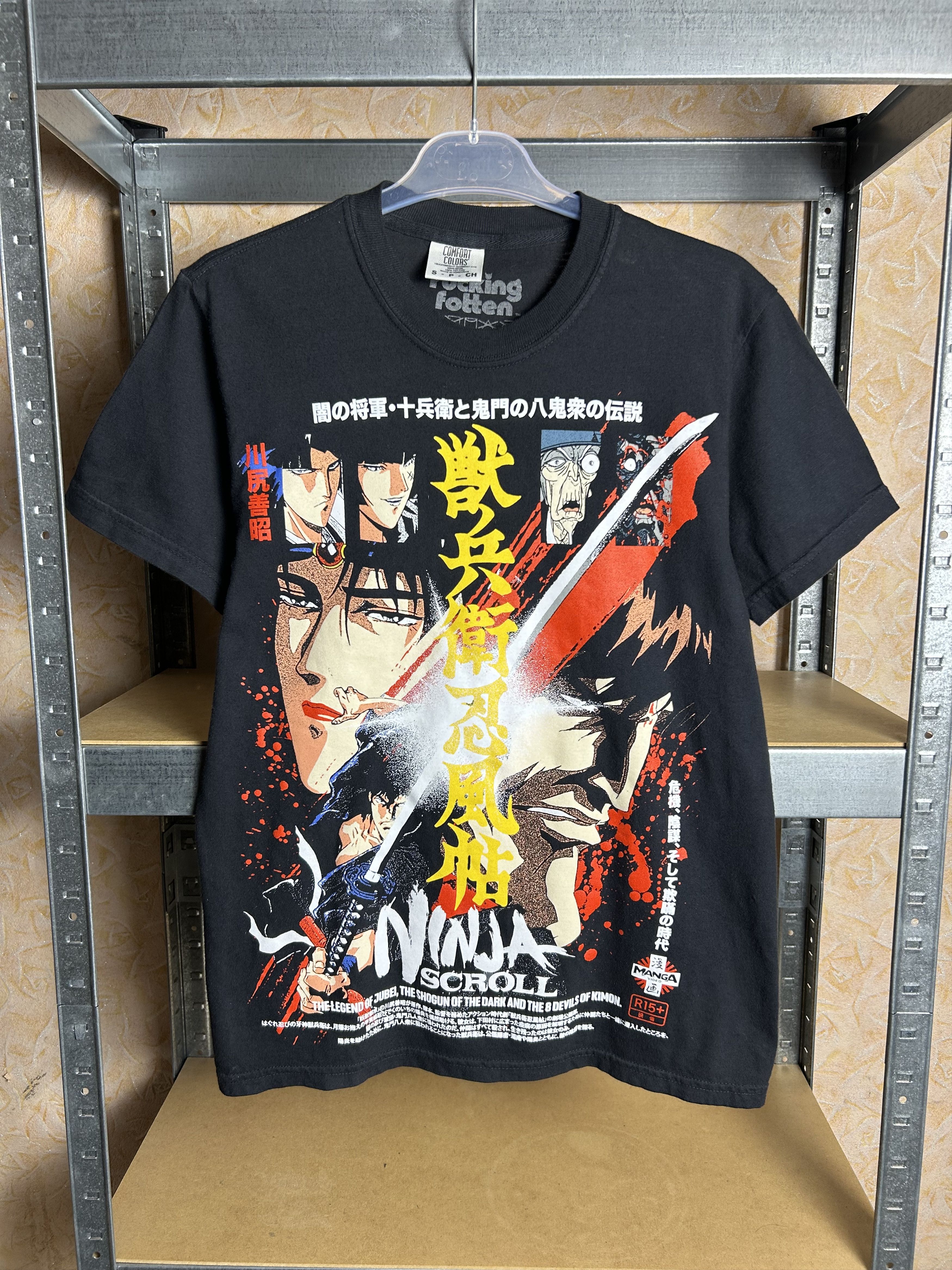 Anime Vintage 2000s Ninja Scroll Anime Movie T-shirt Size US S / EU 44-46 / 1 - 1 Thumbnail