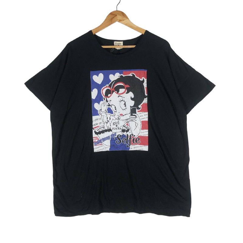 Cartoon Network × Japanese Brand × Vintage Vintage Betty Boop Star Selfie T-Shirt Size M / US 6-8 / IT 42-44 - 1 Thumbnail