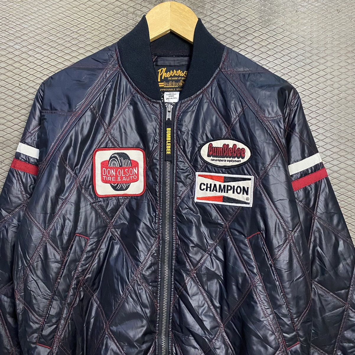 Pherrow's Pherrows x Bumblebee Quilted Bomber Jacket Size US M / EU 48-50 / 2 - 2 Thumbnail