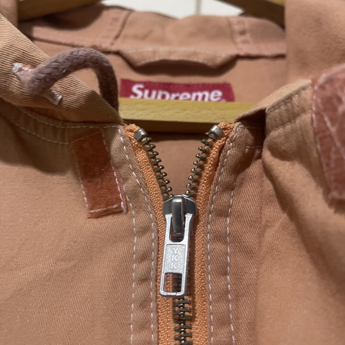 Supreme Supreme Anorak Contrast Stitch Twill Pullover ‘Peach’ Jacket Size US M / EU 48-50 / 2 - 11 Thumbnail
