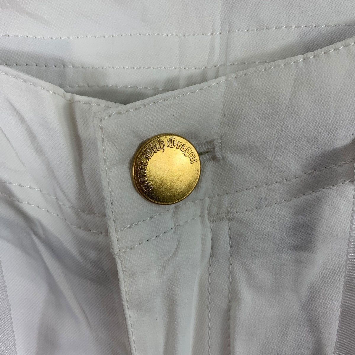 Vintage DANCE WITH DRAGON WHite colour cargo pants Size 30" / US 8 / IT 44 - 5 Thumbnail