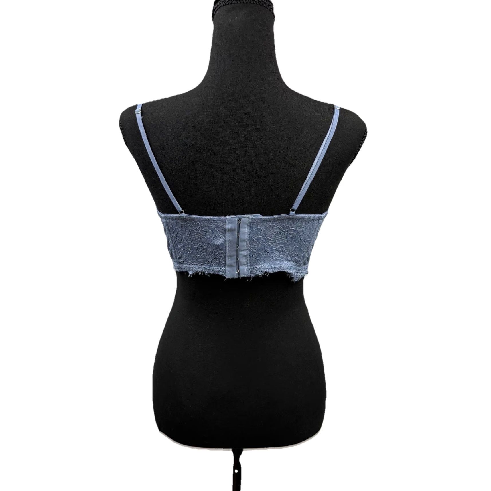 Forever 21 FOREVER 21 Lace Corset Top Bustier Cropped Sweetheart Neck XL Women Blue Lace Corset Top Size XL / US 12-14 / IT 48-50 - 2 Thumbnail