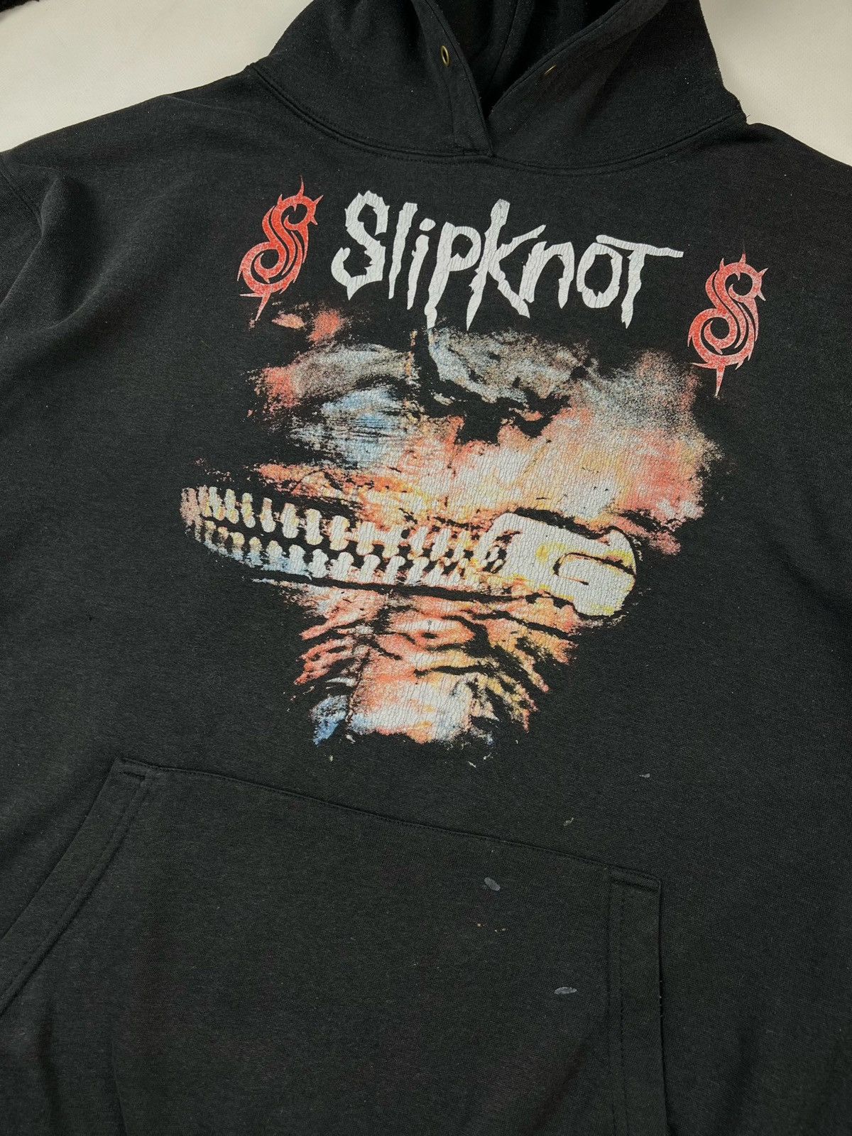 Band Tees × Slipknot × Vintage Slipknot Vintage Rock Metal Band Hoodie Rare Print Hype Size US M / EU 48-50 / 2 - 4 Thumbnail