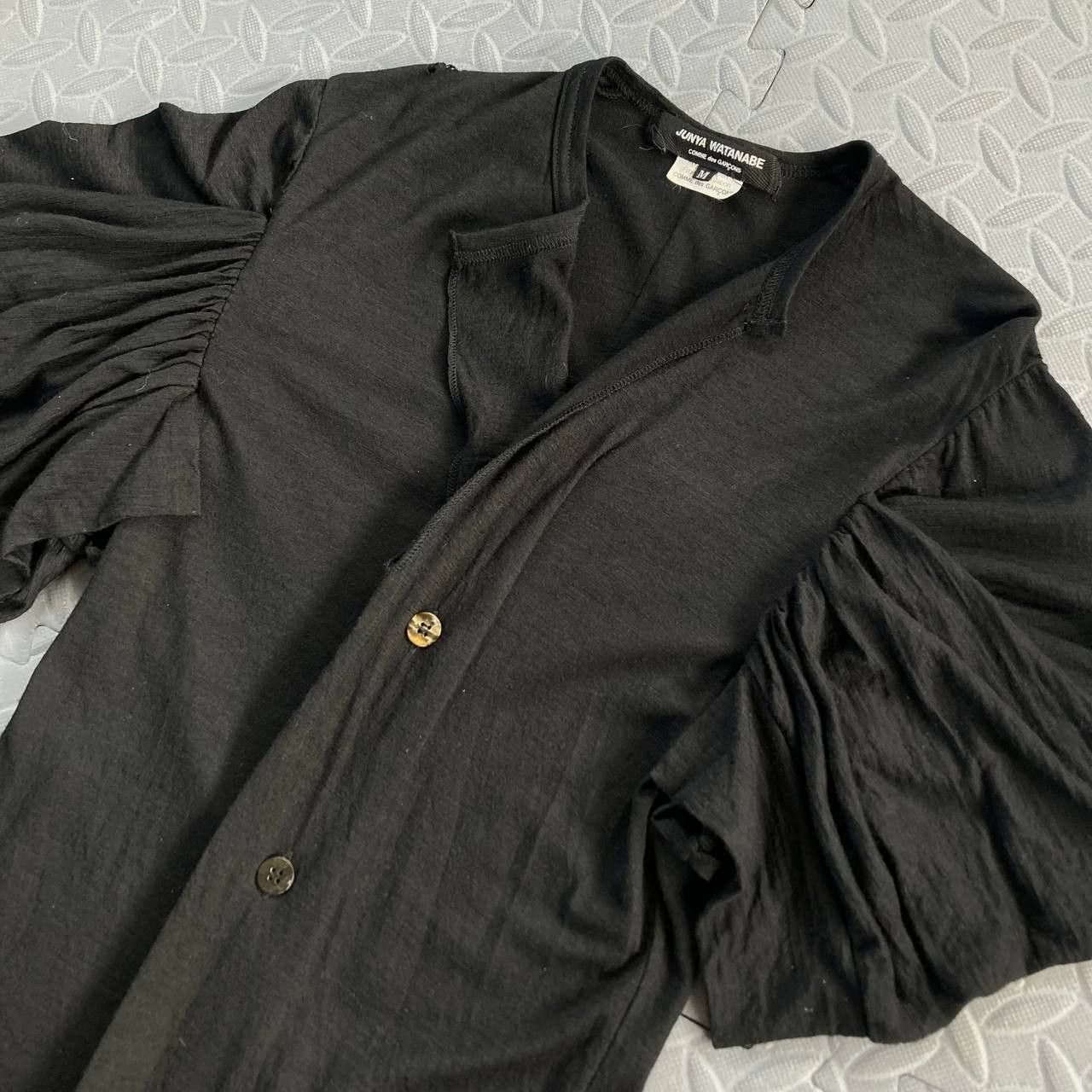 Junya Watanabe S/S07 Asymmetrical Gather Balloon Sleeves Blouse Size M / US 6-8 / IT 42-44 - 8 Thumbnail