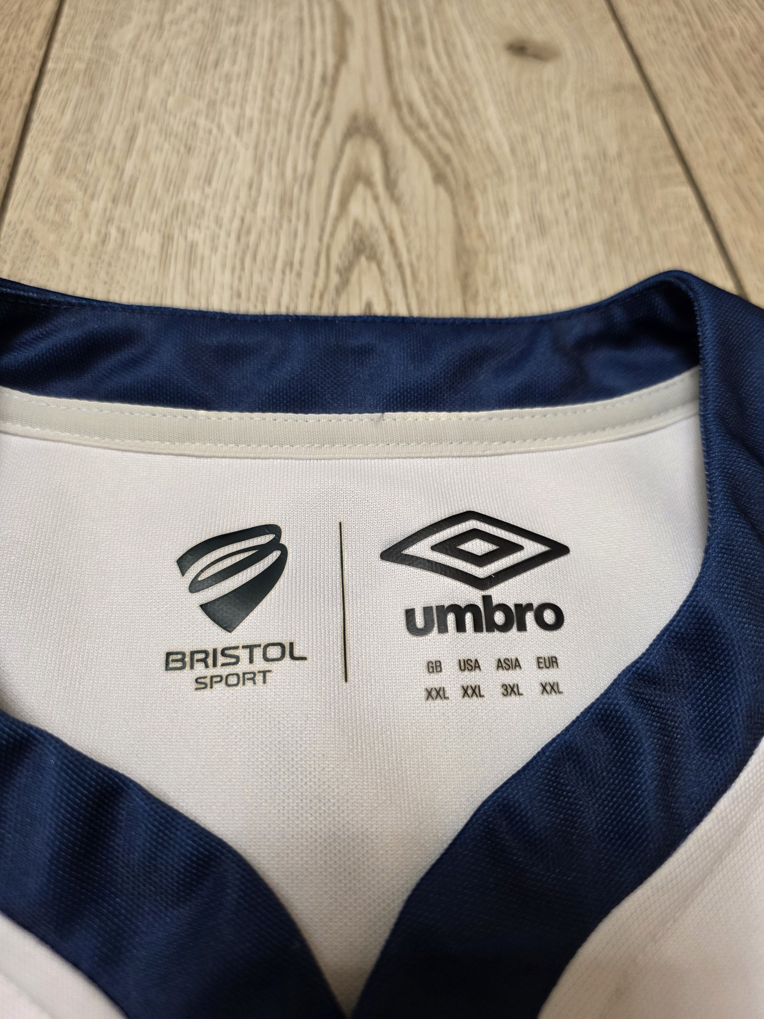 Umbro BRISTOL BEARS RUGBY JERSEY 2021 2022 AWAY ENGLAND RUGBY Size US XXL / EU 58 / 5 - 7 Thumbnail