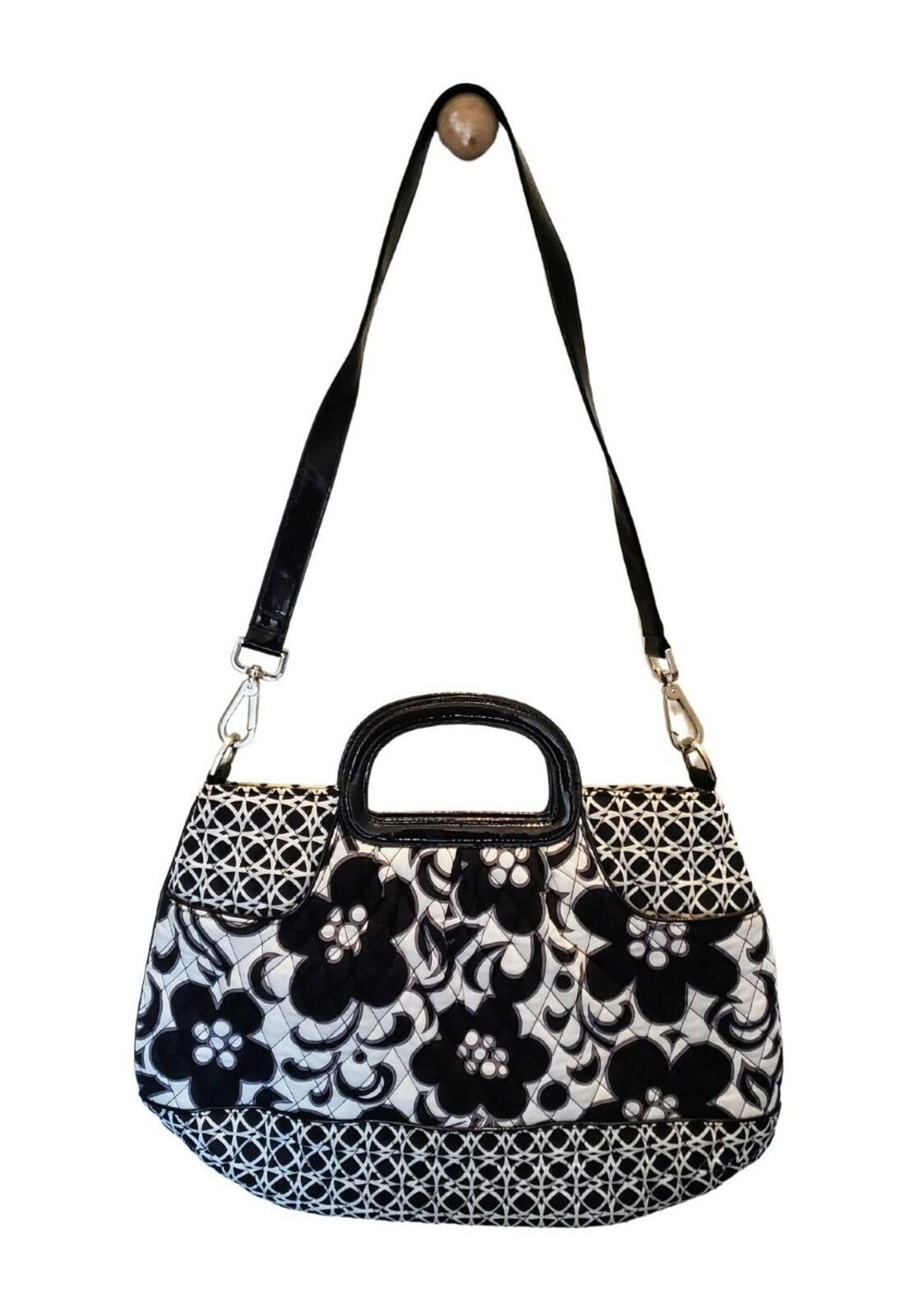 Other Vera Bradley Night & Day Pattern Black & White Shoulder Bag Size ONE SIZE - 3 Thumbnail