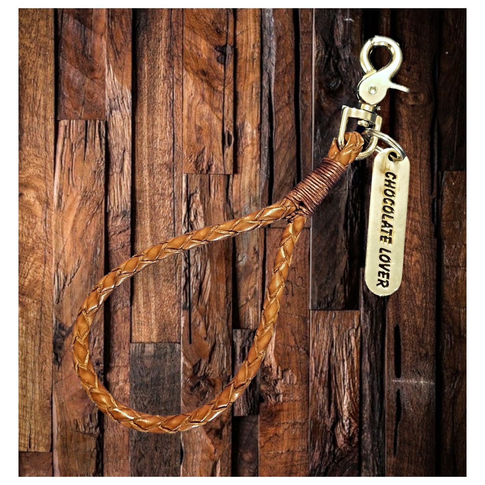 Ralph Lauren HAND CRAFTED LEATHER KEYCHAIN- VERY COOL PIECE! Size ONE SIZE - 1 Thumbnail