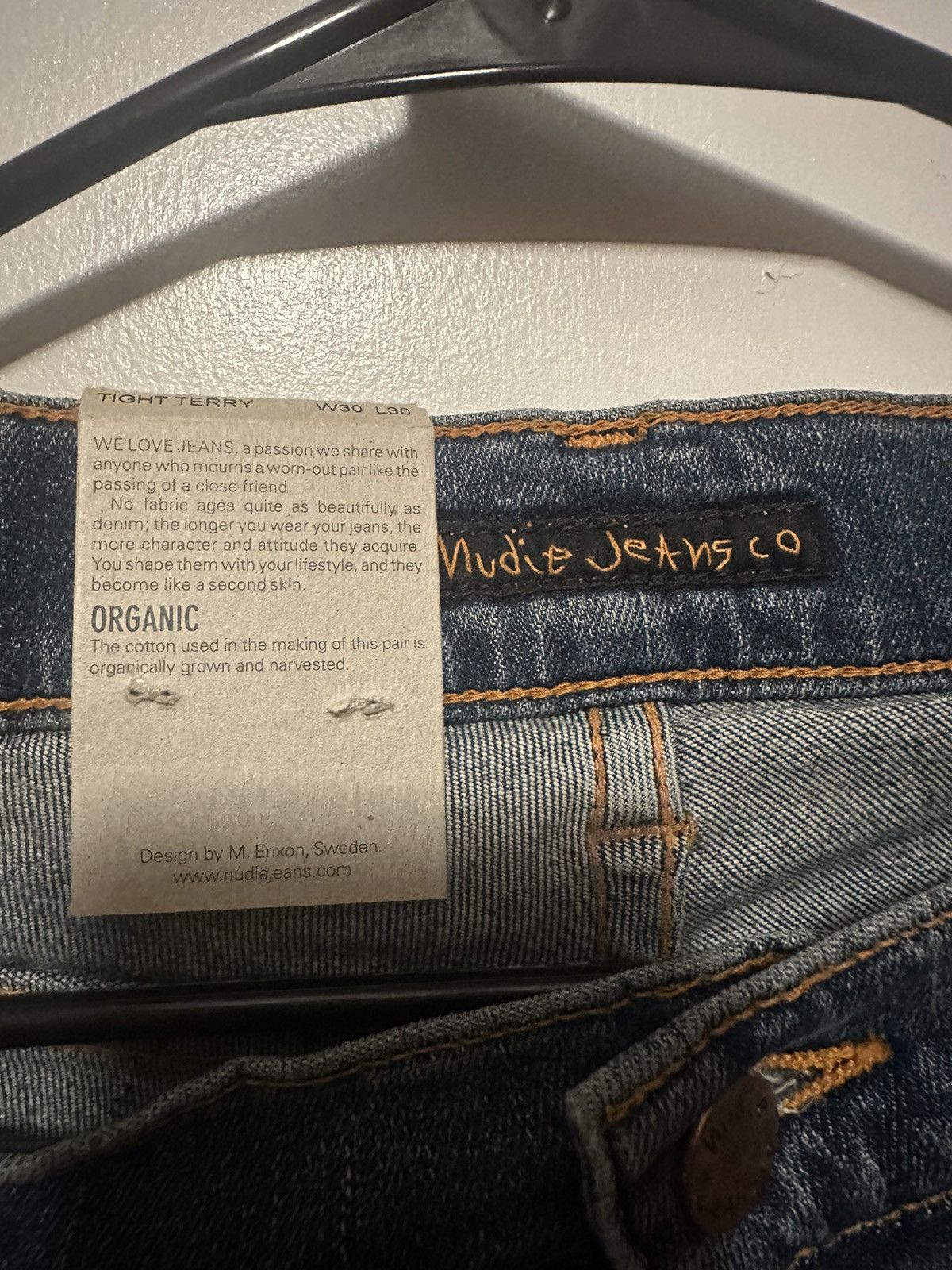 Nudie Jeans Nudie Jeans, tight terry Size US 30 / EU 46 - 4 Thumbnail