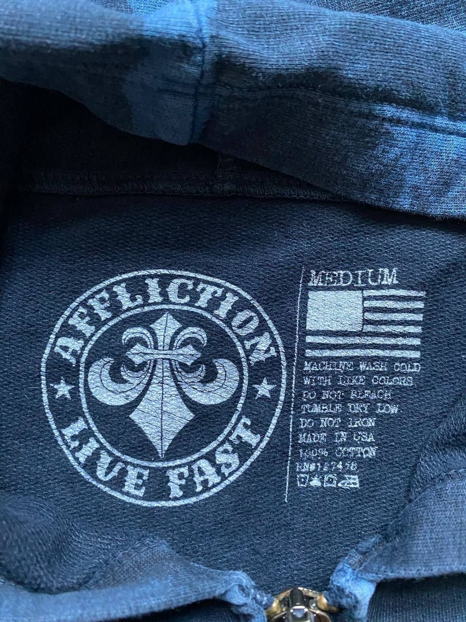 Affliction × Haunted Mound Affliction Zip Up Size US M / EU 48-50 / 2 - 17 Thumbnail