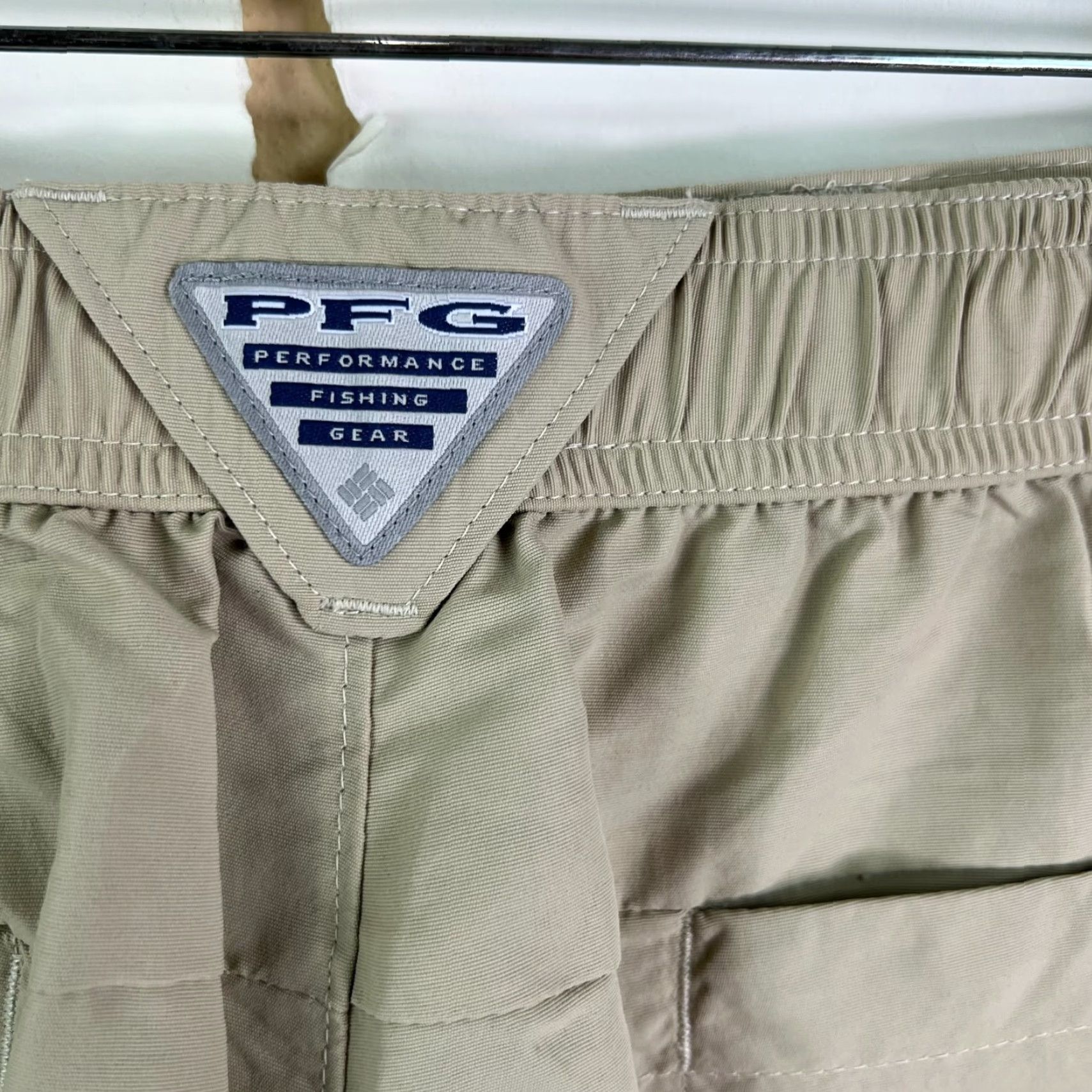 Vintage Columbia Cargo Outdoor Shorts Mens 40 Beige Size US 40 / EU 56 - 4 Thumbnail