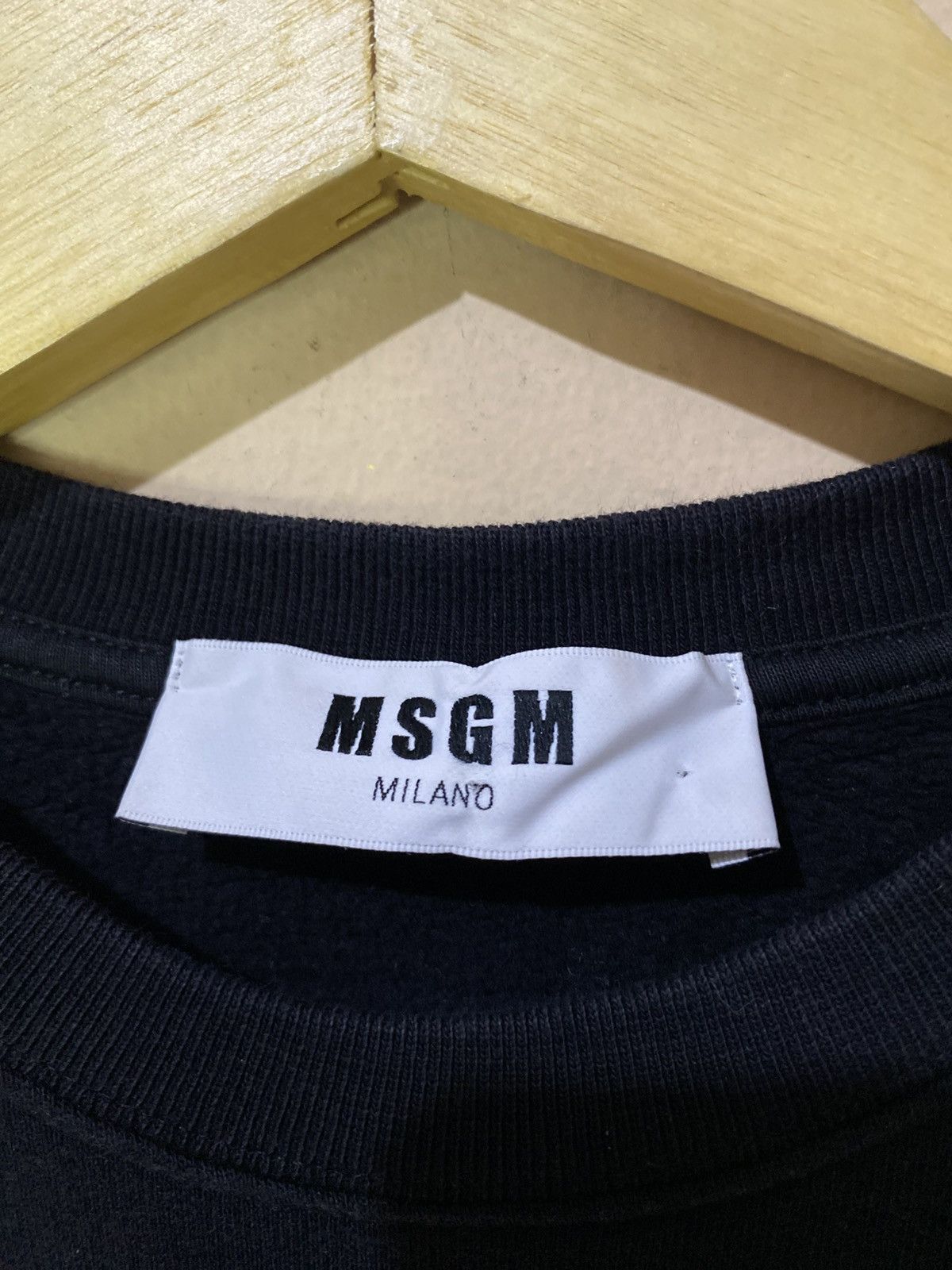 MSGM MSGM Milano Big Logo Sweatshirt Size US S / EU 44-46 / 1 - 5 Thumbnail