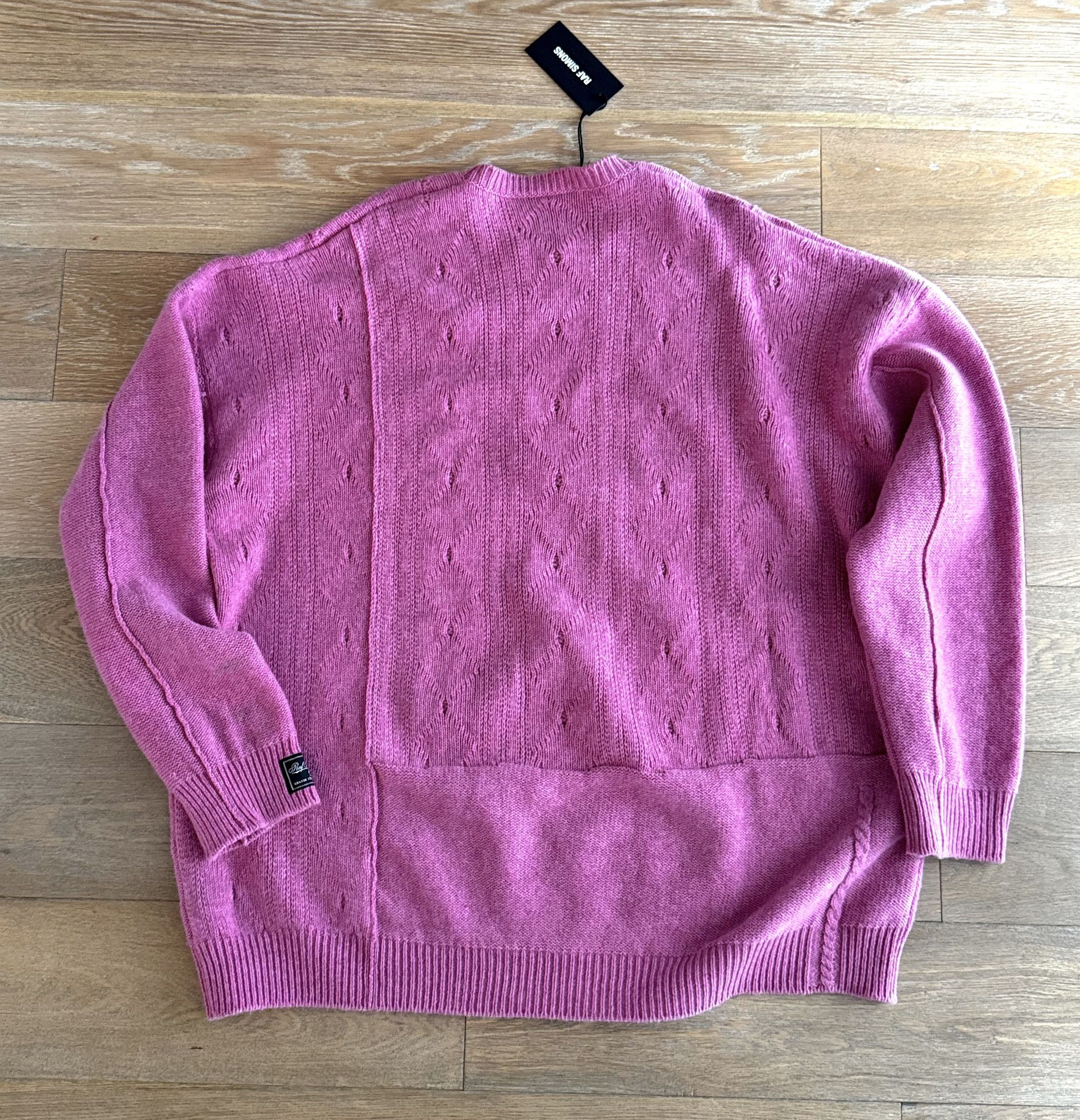 Raf Simons Raf Simons Pink Altered Reality Sweater Knit Merino Wool Size US M / EU 48-50 / 2 - 7 Thumbnail