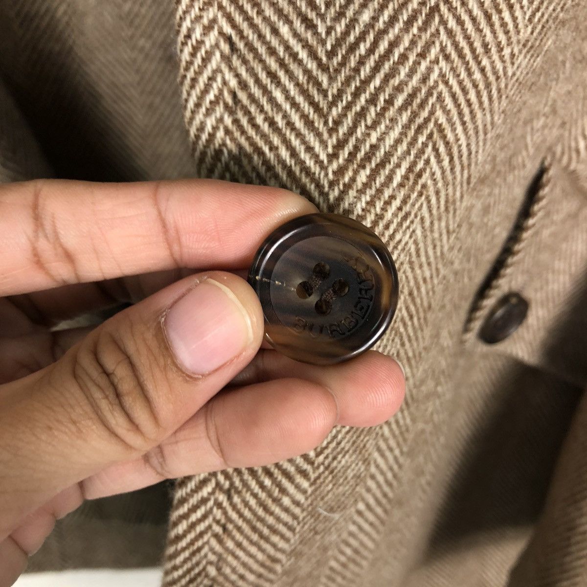 Burberry 🔥Vintage Wool Jacket Burberry Nova Check Mink Fur Collar Size US M / EU 48-50 / 2 - 16 Thumbnail