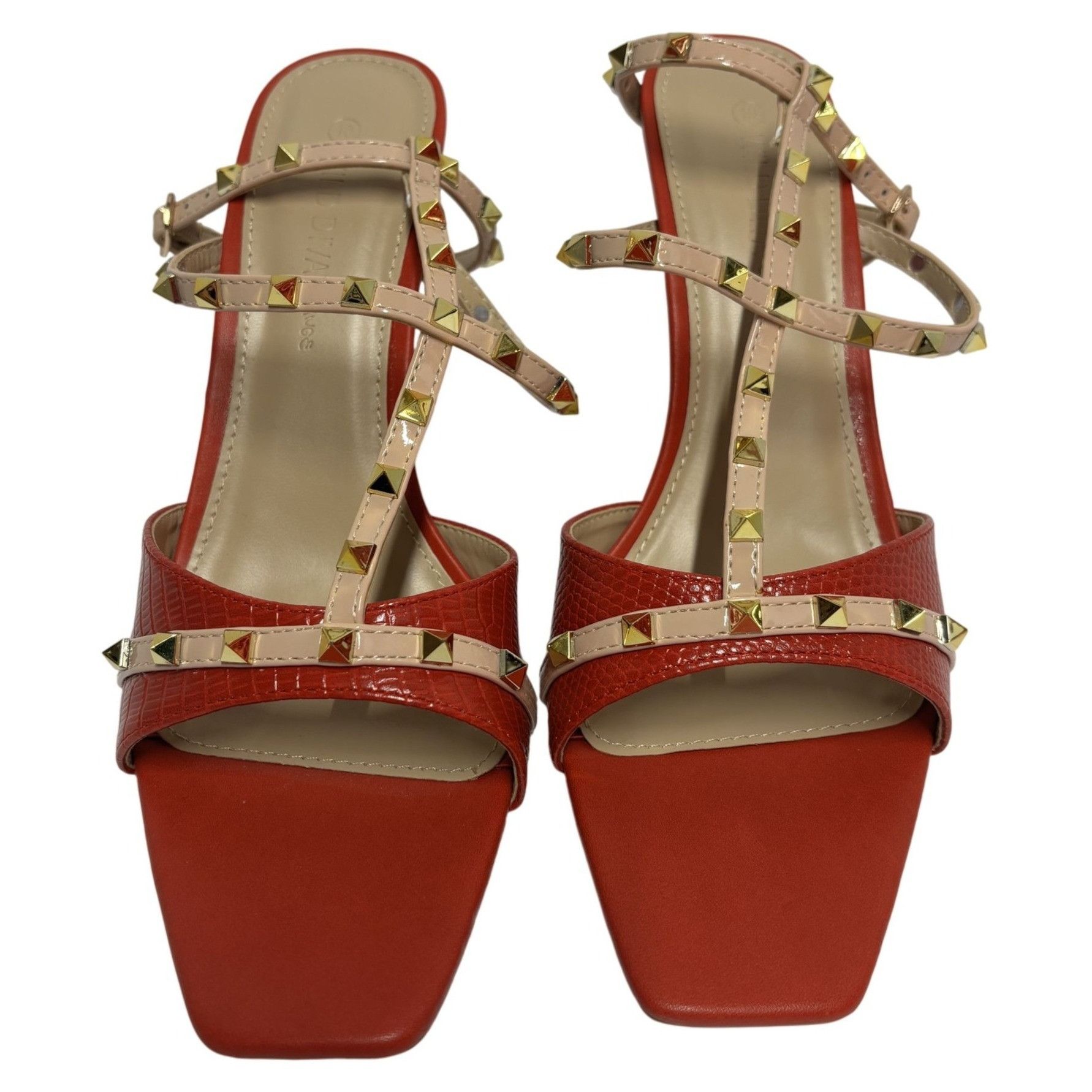 Other WILD DIVA / Lacey-28 / Red / Strappy / High Hee l/ Sandals W Size US 10 / IT 40 - 4 Thumbnail