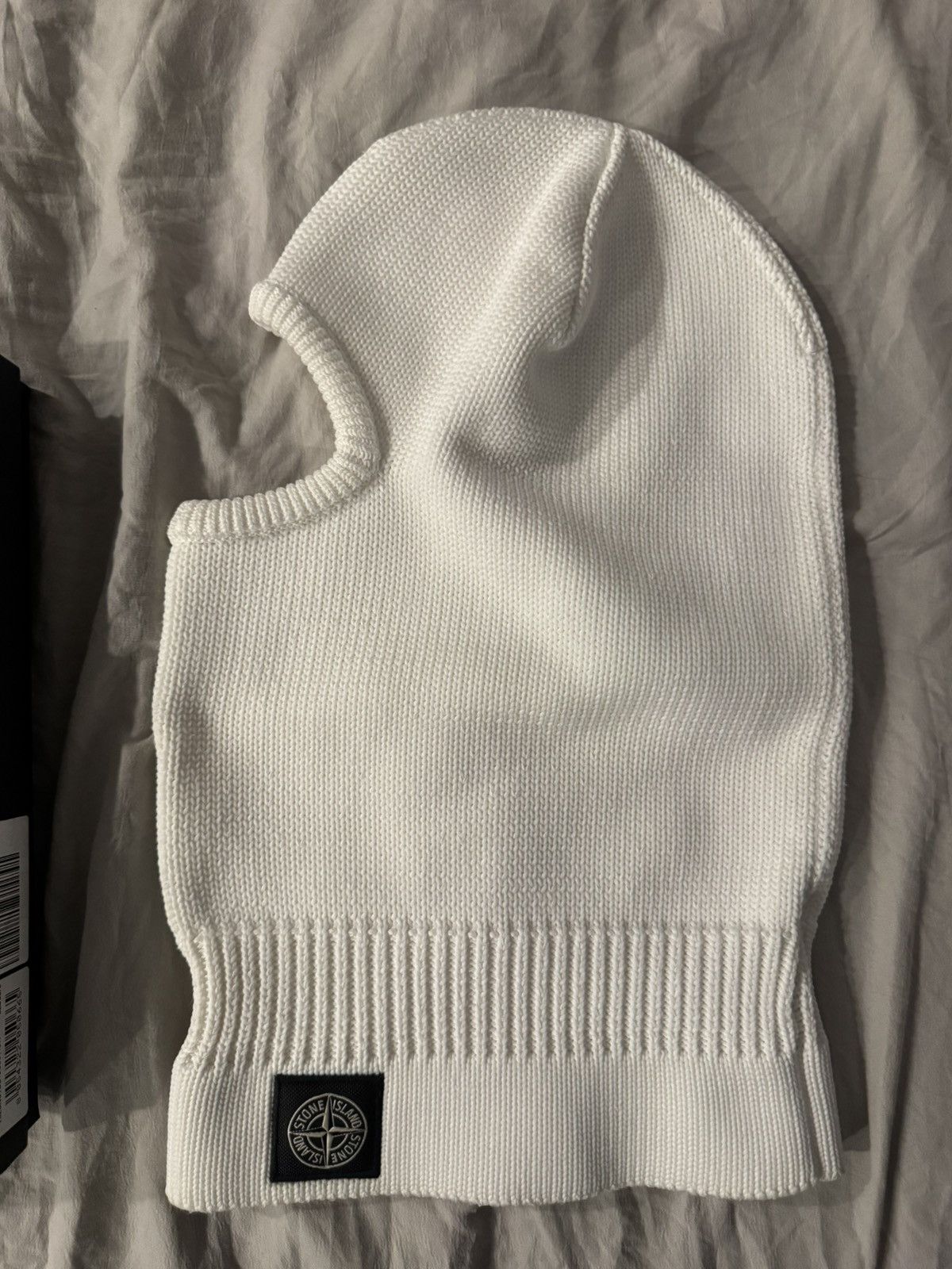 Stone Island × Supreme Supreme Stone Island Balaclava 3M Glow Knit White Size ONE SIZE - 2 Thumbnail