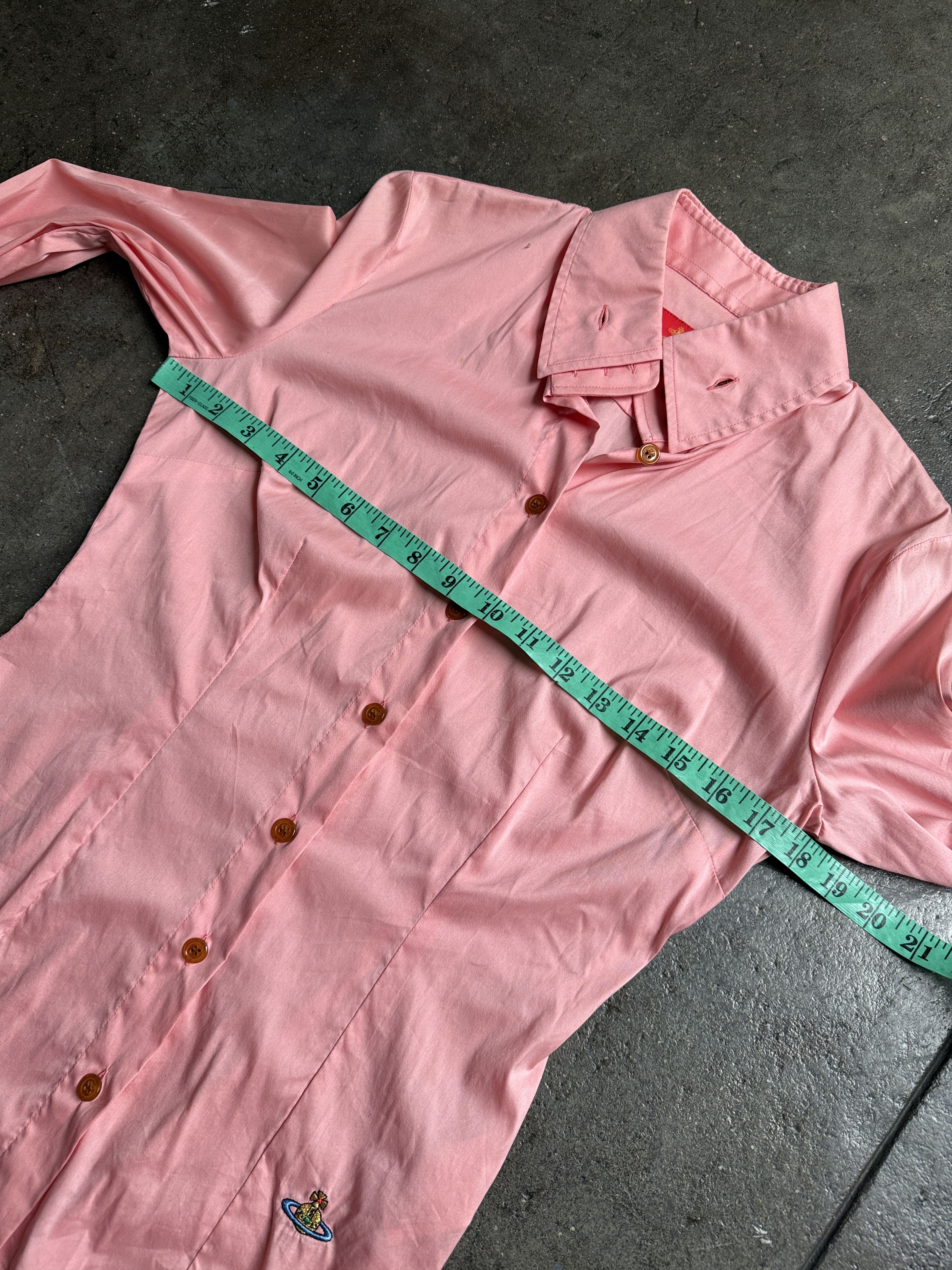 Vivienne Westwood Brand New 2016 RED LABEL pink tailored shirt w/ orb Size M / US 6-8 / IT 42-44 - 15 Thumbnail